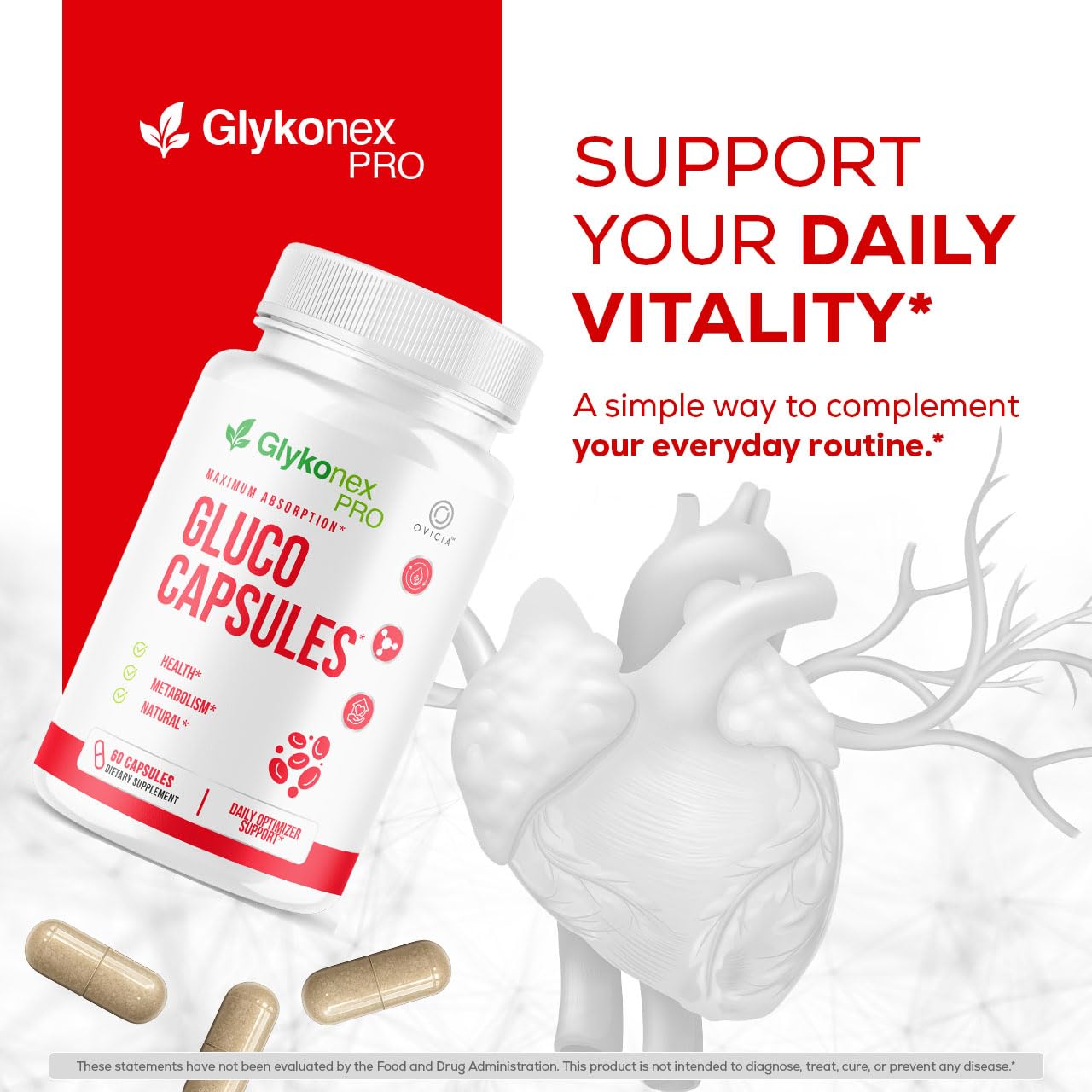 OVICIA Gluco Capsules 60 Capsules
