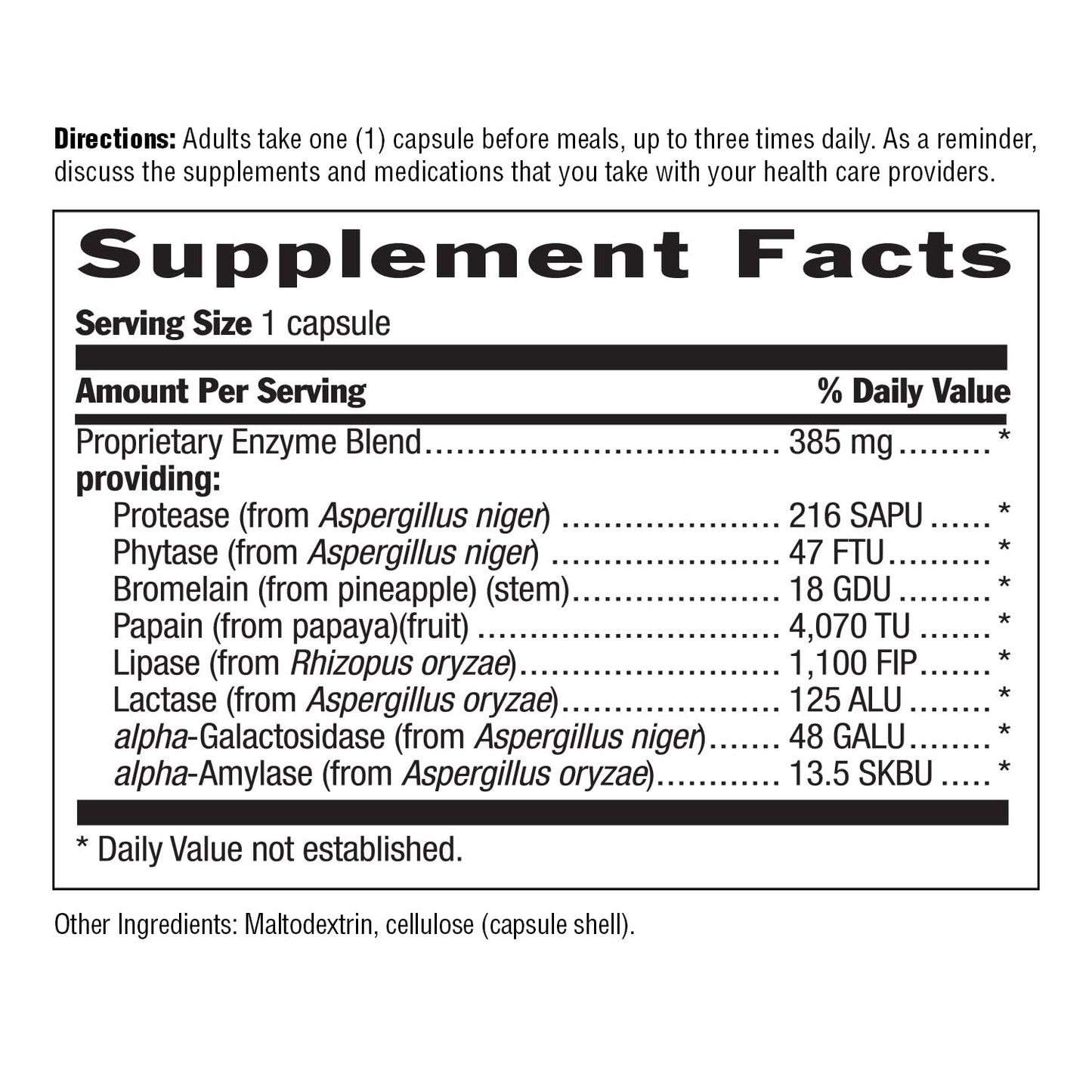 Country Life Maxi-Zyme Digestive Enzyme Complex Capsules 120