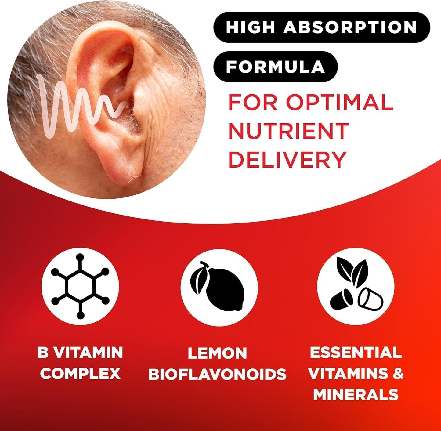 Lipo-Flavonoid Ear Ringing Relief Supplement Caplets 150