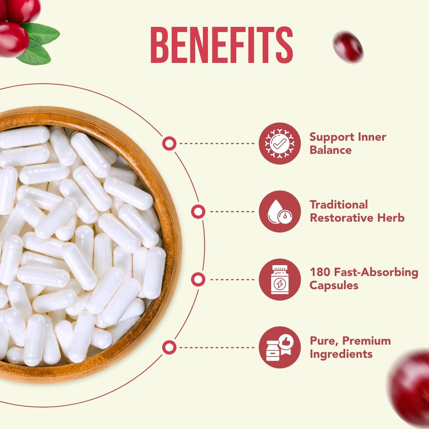 HealthyWayRx Berberine Supplement 500mg Capsules, 180 Count