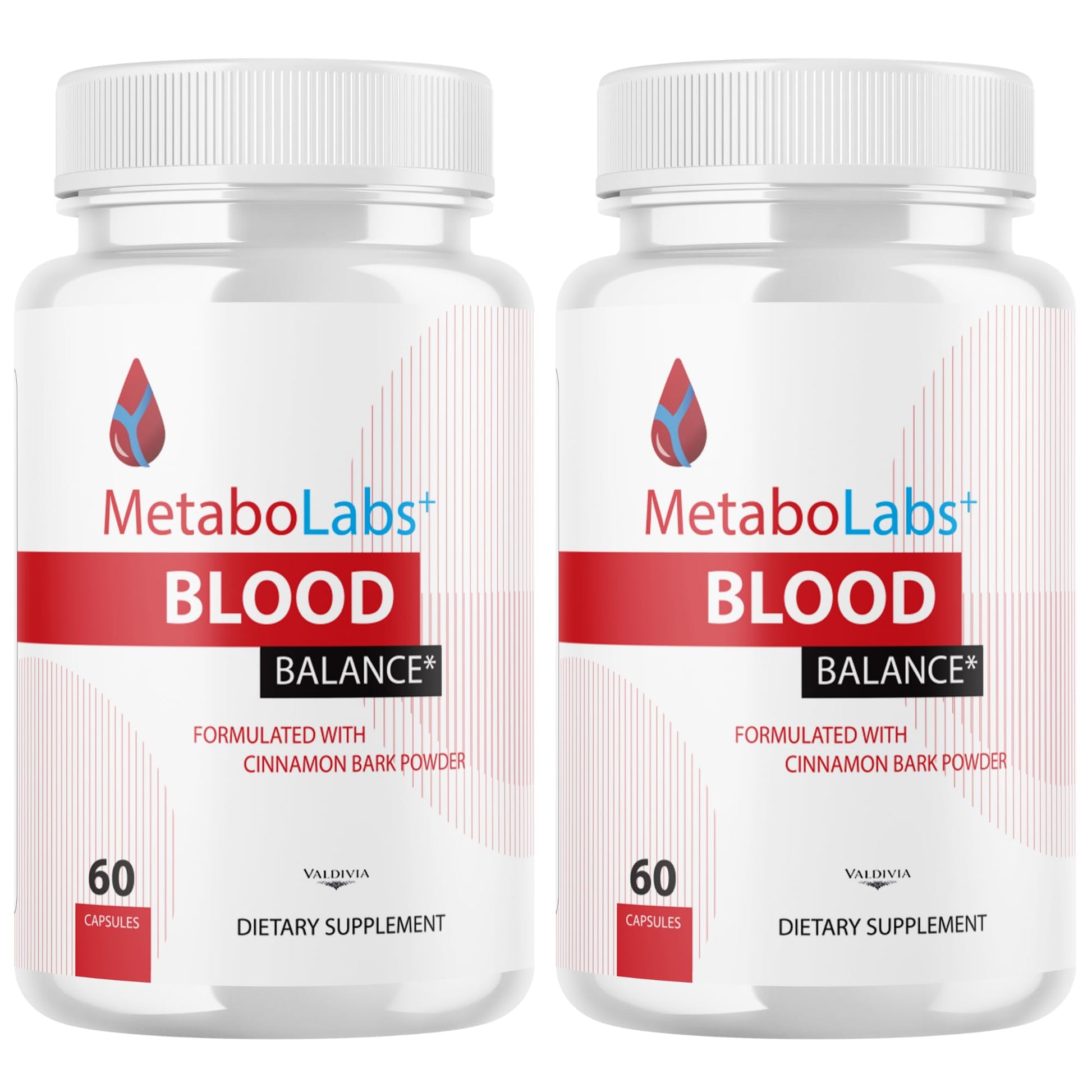 Valdivia MetaboLabs Capsules Blood Balance Supplement, Premium Formula, Natural Vitamins for Health & Wellness, 120 Capsules