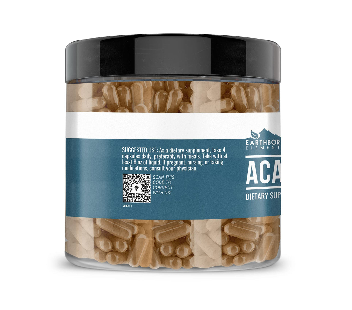 Earthborn Elements Acacia Fiber 200 Capsules
