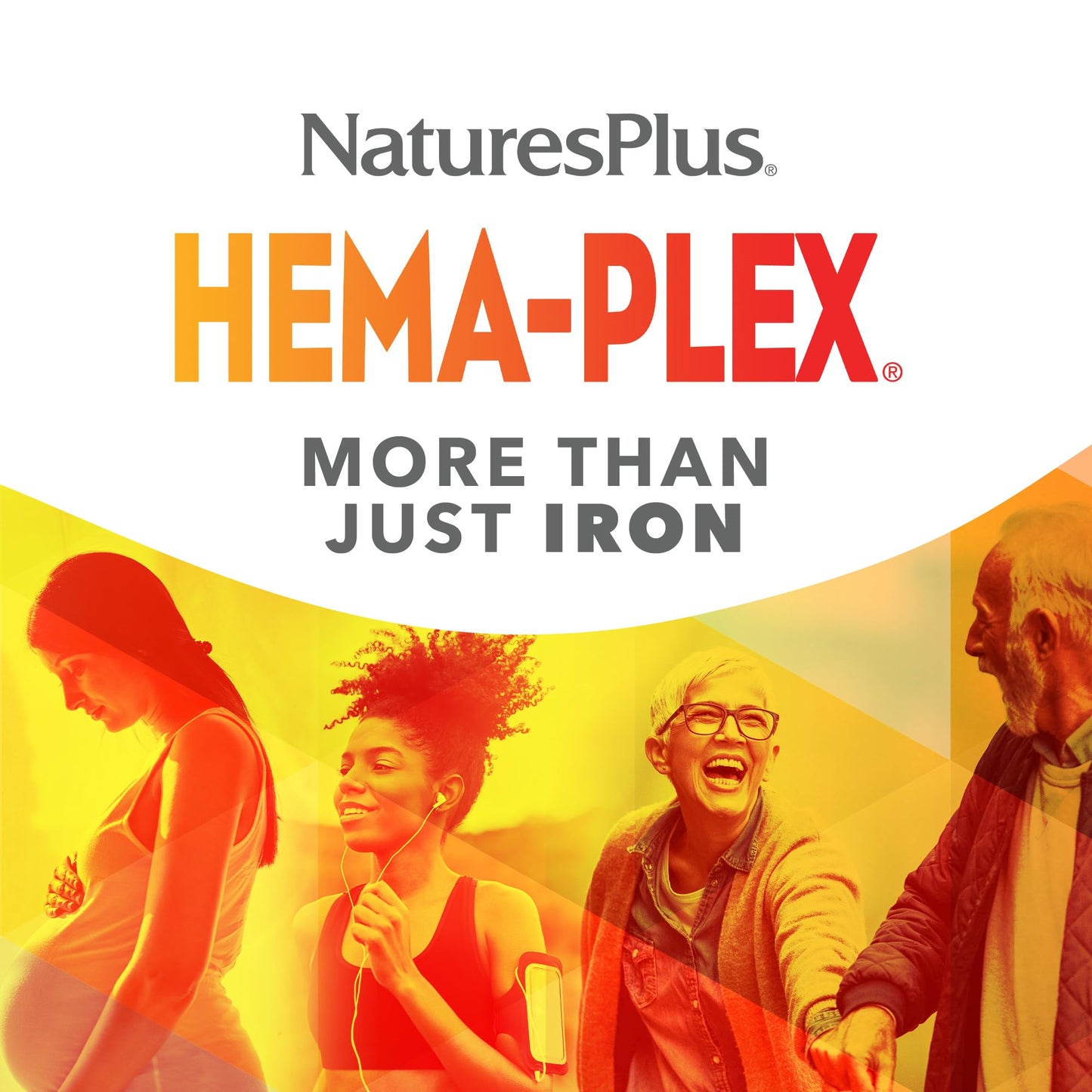 NaturesPlus Hema-Plex Iron 60 Fast-Acting Capsules