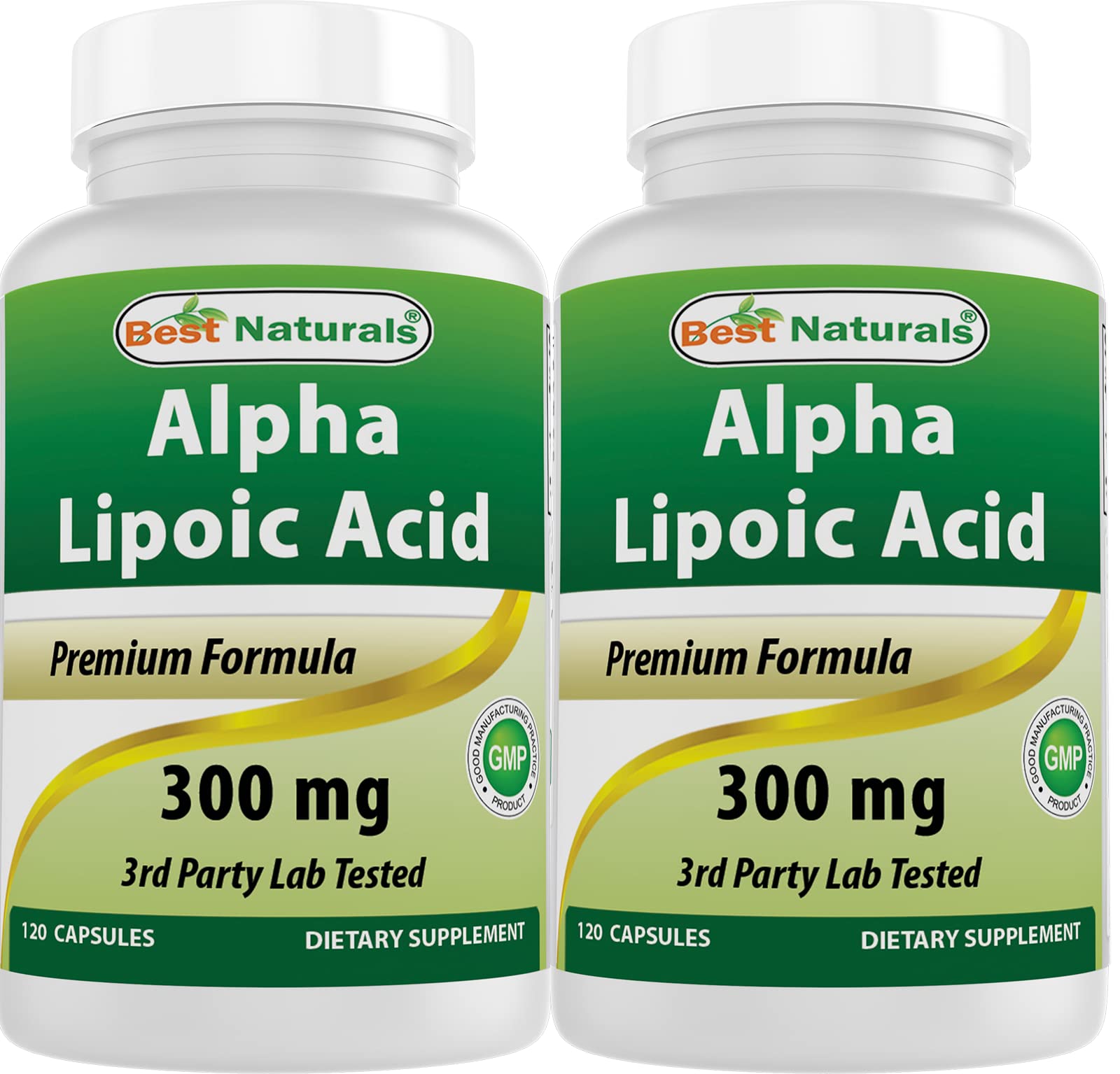 Best Naturals Alpha Lipoic Acid 300 mg Capsules, 240 Capsules