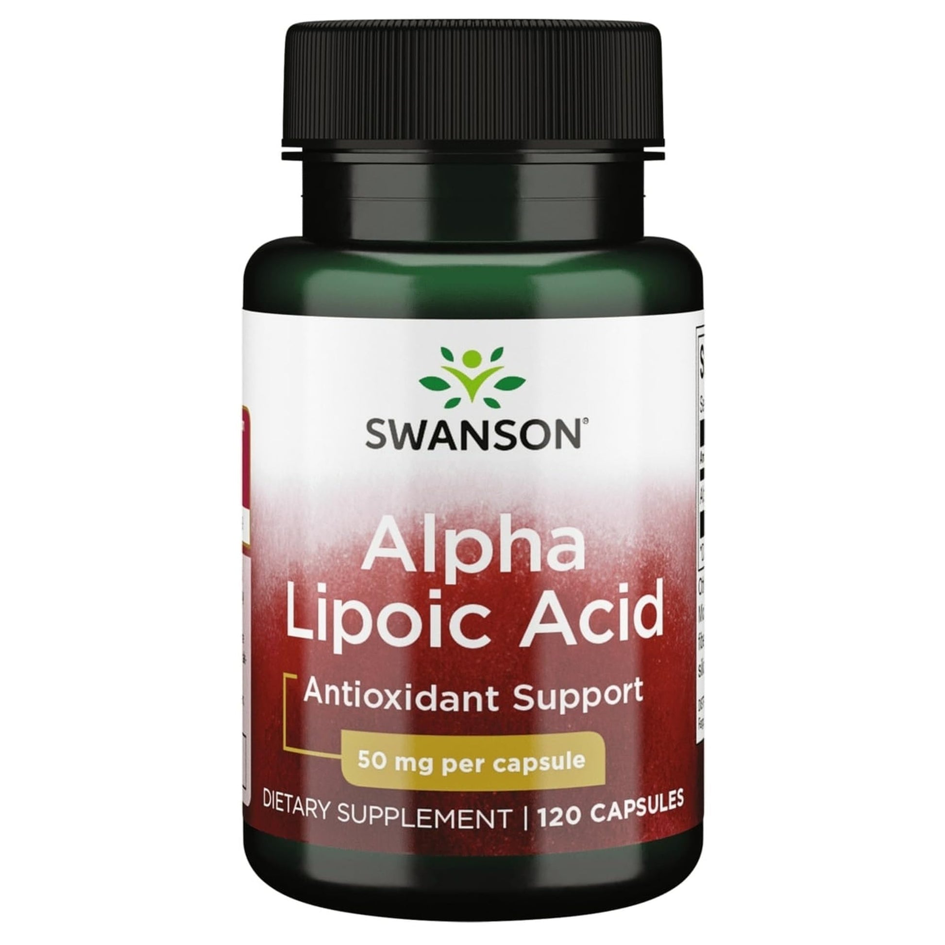 Swanson Alpha Lipoic Acid 50 Milligrams Capsules 120