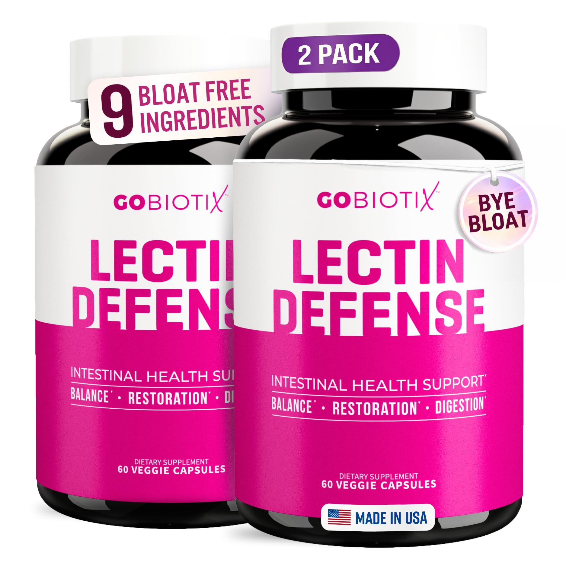 GOBIOTIX Lectin Defense Capsules 120