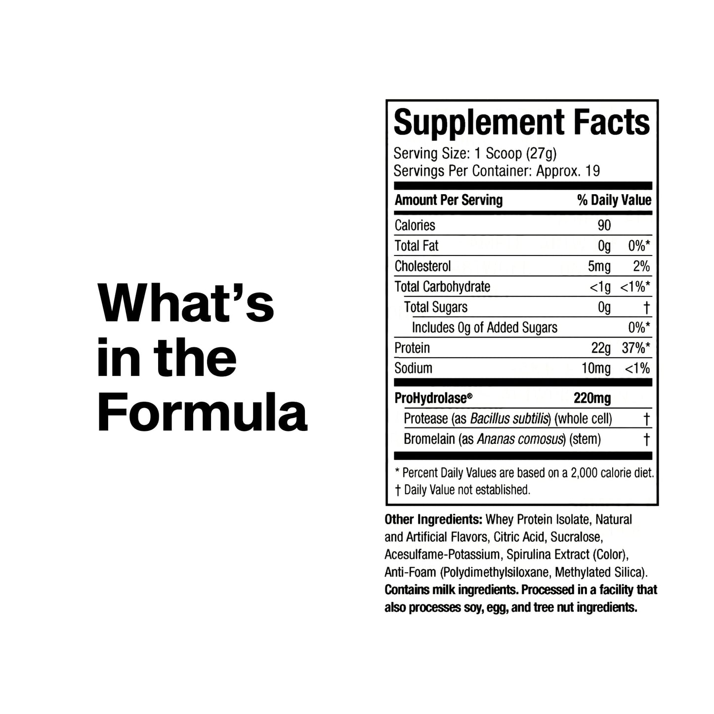 Muscletech Whey Protein Powder Clear Whey Isolate Powder, 17.6