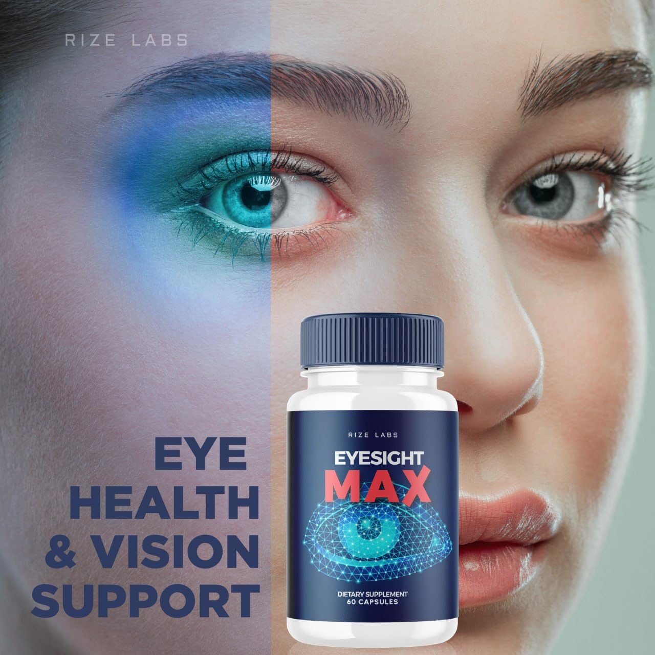 Rize Labs Eyesight Max Vision Supplement Capsule, 60 Count