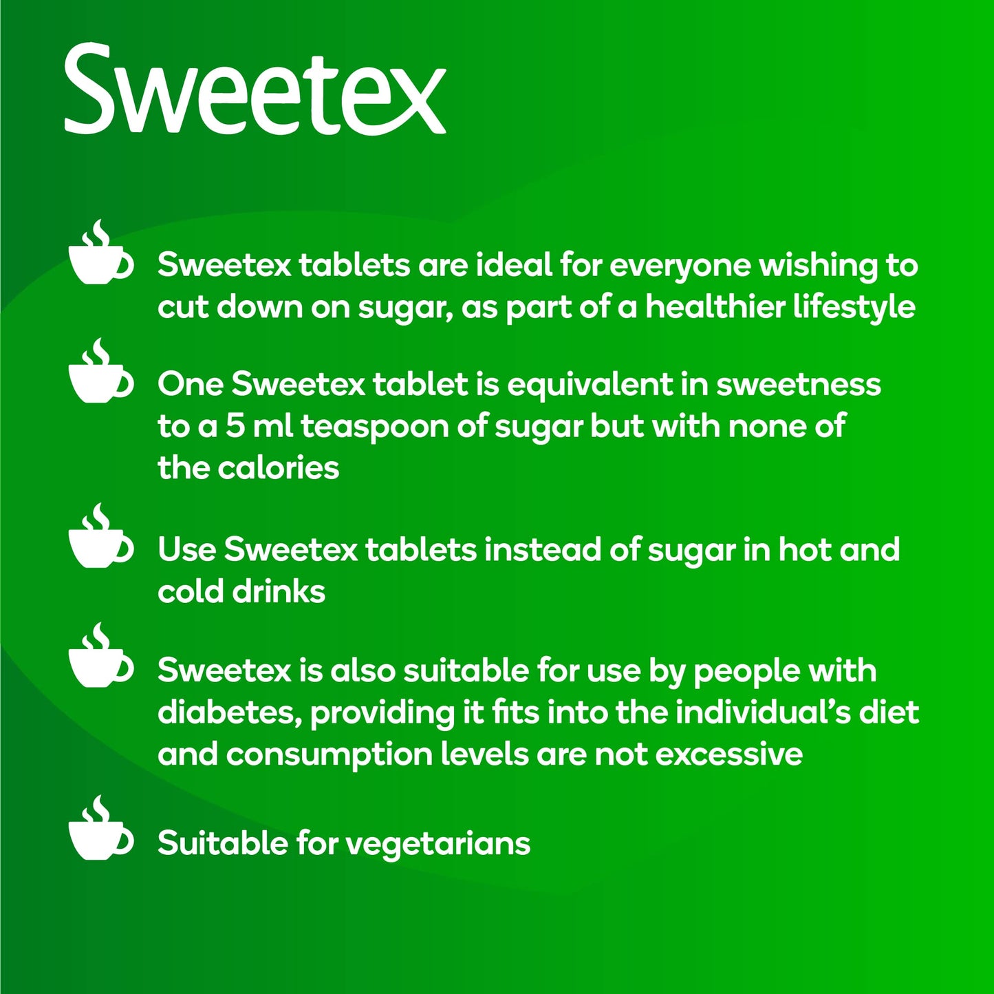 Sweetex 600 Tablets, 6 Count