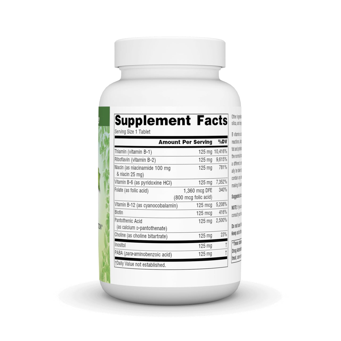 Source Naturals Vegan True B-125-125 mg 60 Tablets