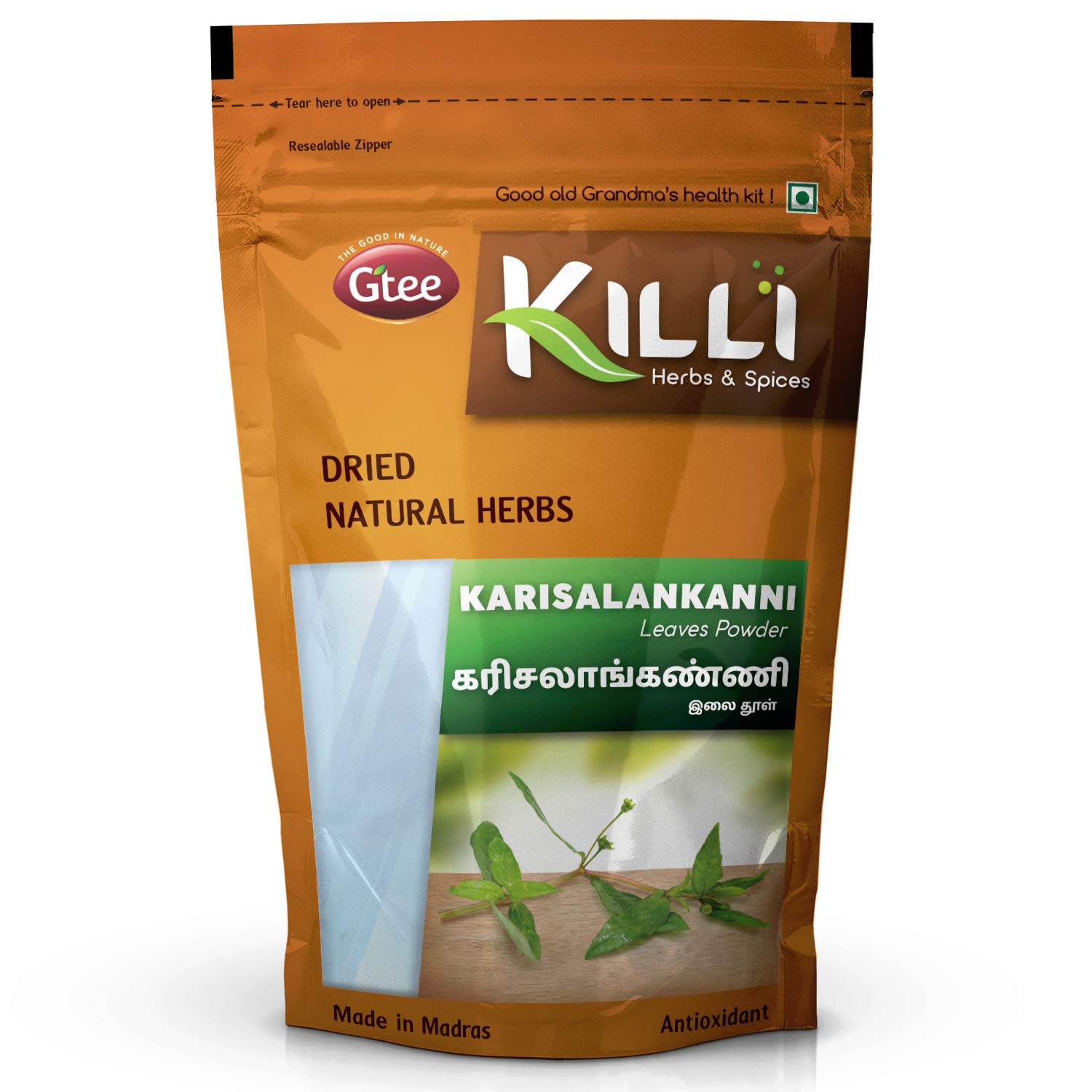 KILLI Bhringraj Leaves Powder 1 Count