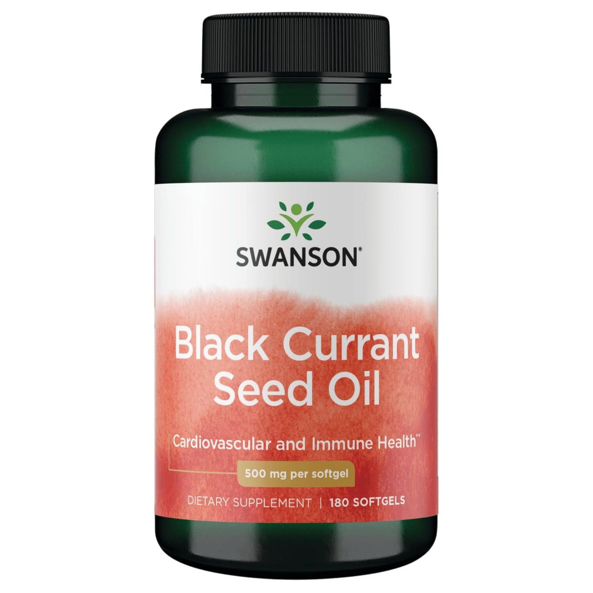 Swanson Black Currant Seed Oil 500 mg Softgel 180 Count