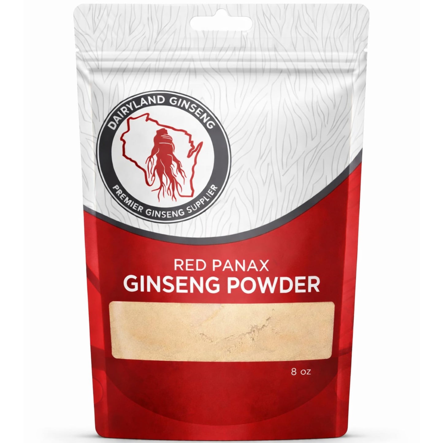 Dairyland Management LLC Red Panax Ginseng with Natural Ginsenosides Powder, 8 oz
