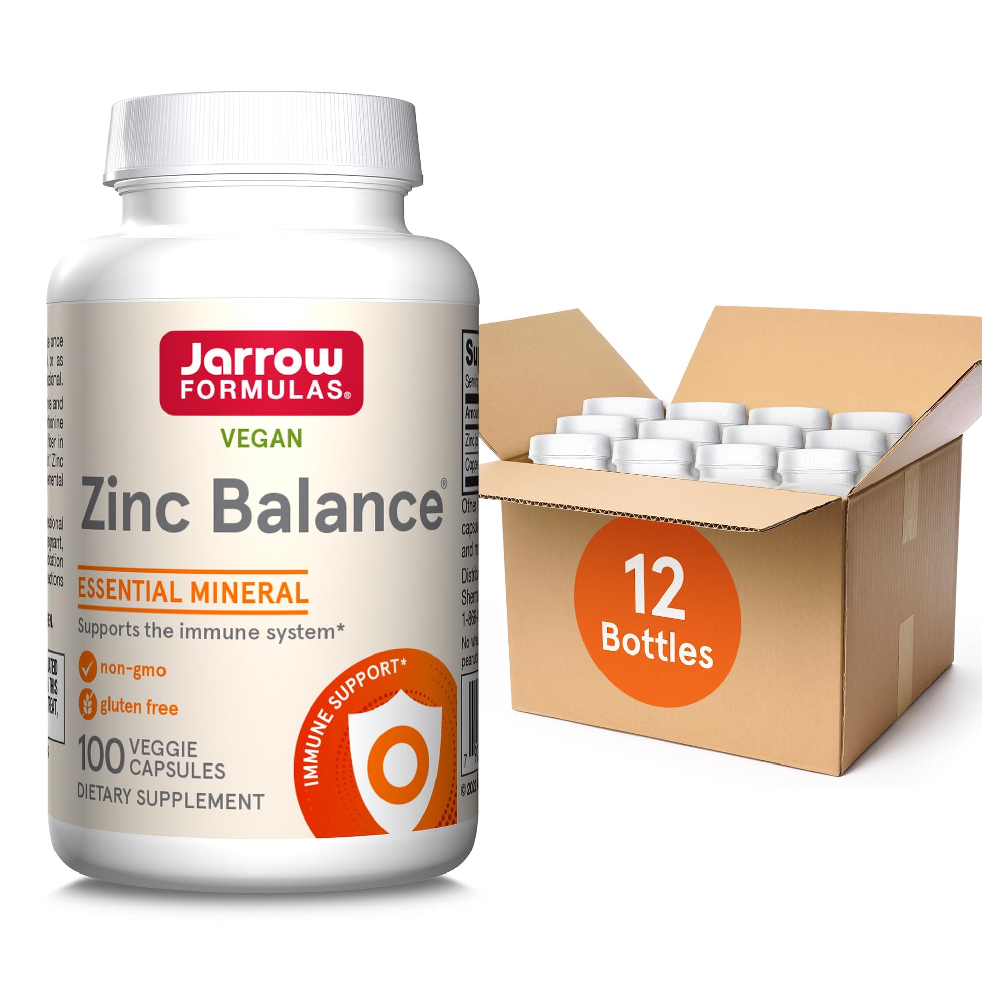 Jarrow Formulas Zinc Balance 15 mg 1200 Veggie Caps