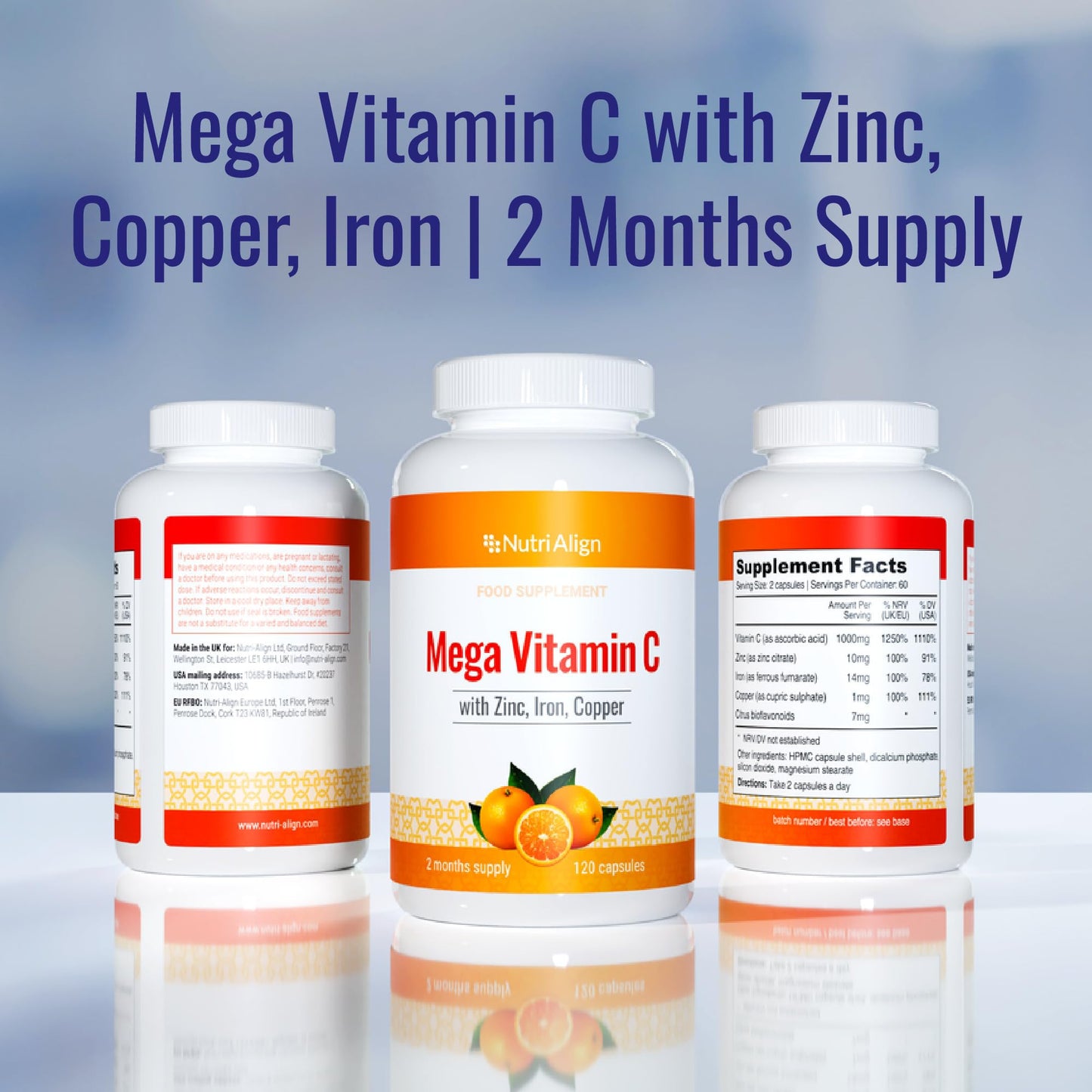 Nutri-Align Mega Vitamin C 120 Capsules