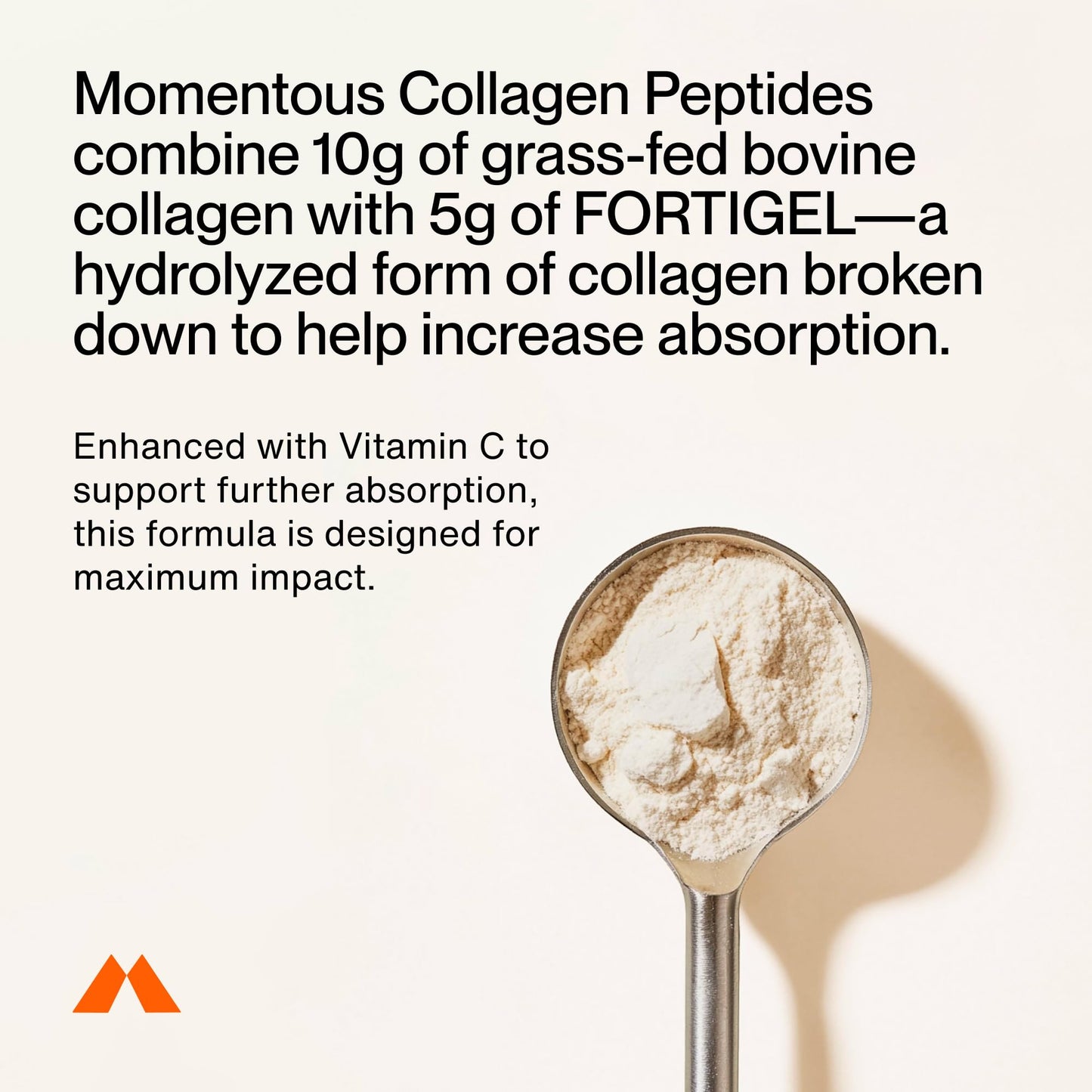 Momentous Grass-Fed Collagen Peptides Powder 17.92 oz