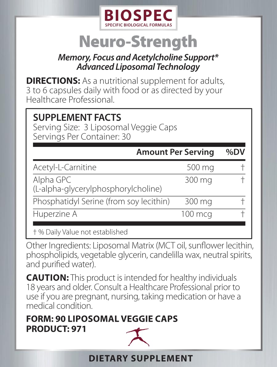 BIOSPEC NUTRITIONALS Neuro-Strength Capsule 90 Count