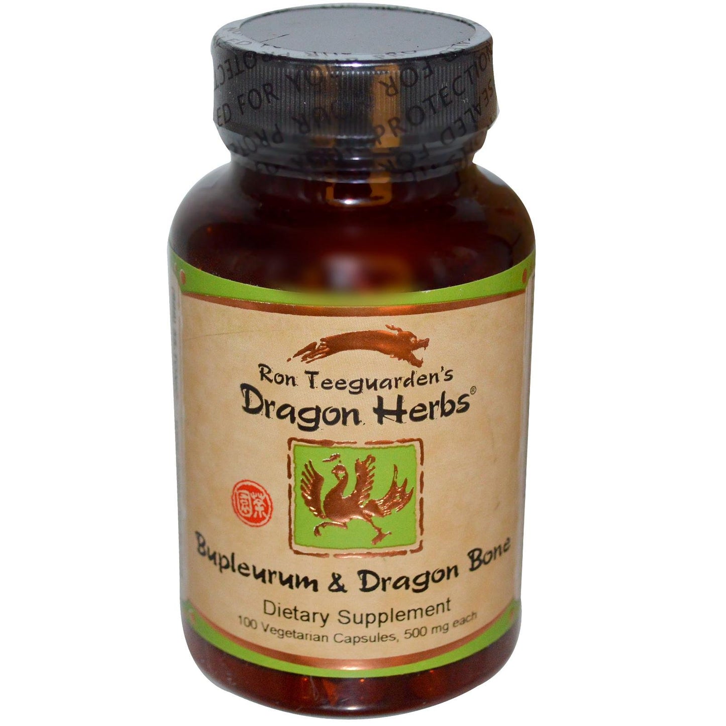 Dragon Herbs Bupleurum & Dragon Bone 500 mg Capsules, 100 Vegetarian Capsules