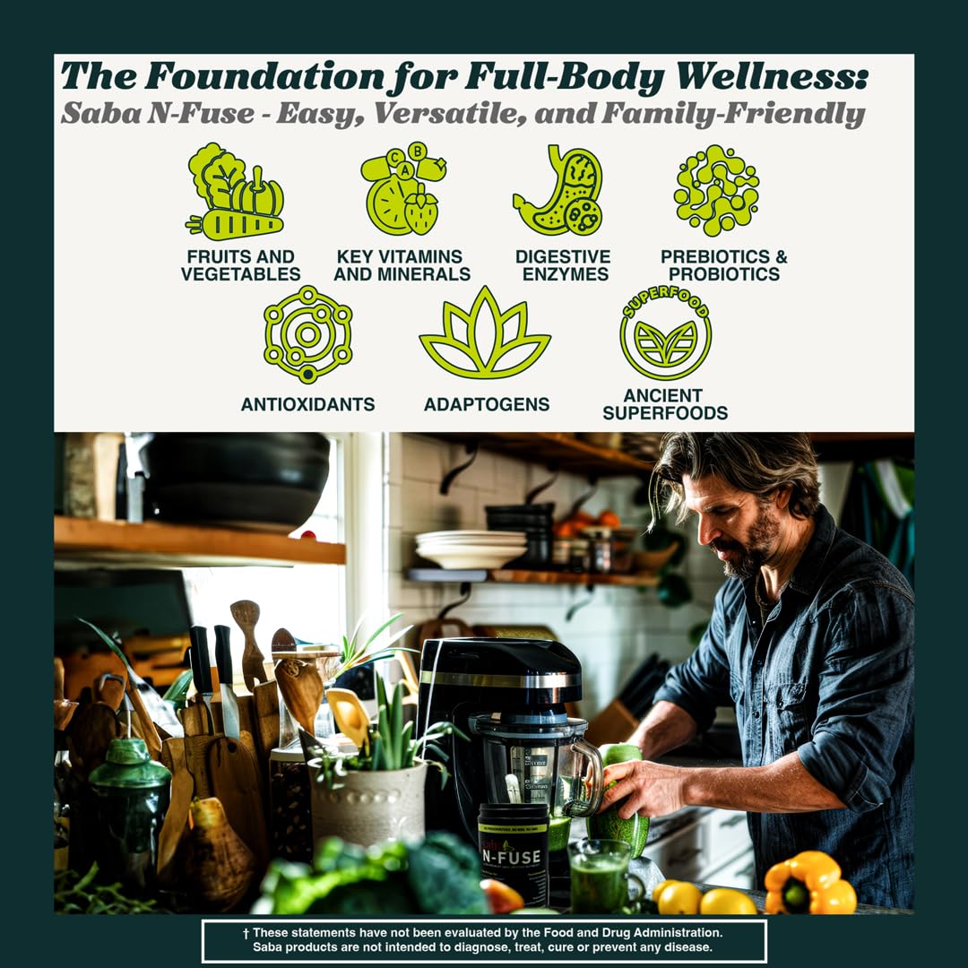 Saba N-Fuse™ Super Greens Powder, 318