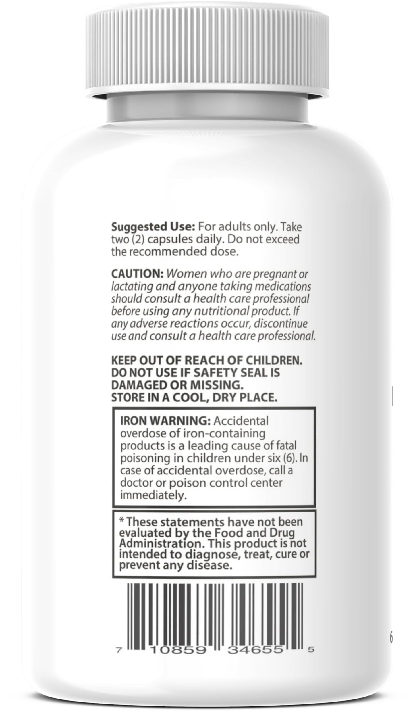 Herbal Extreme Divinity Hair, Skin and Nails Biotin 5000 mcg Capsule, 60 Capsules