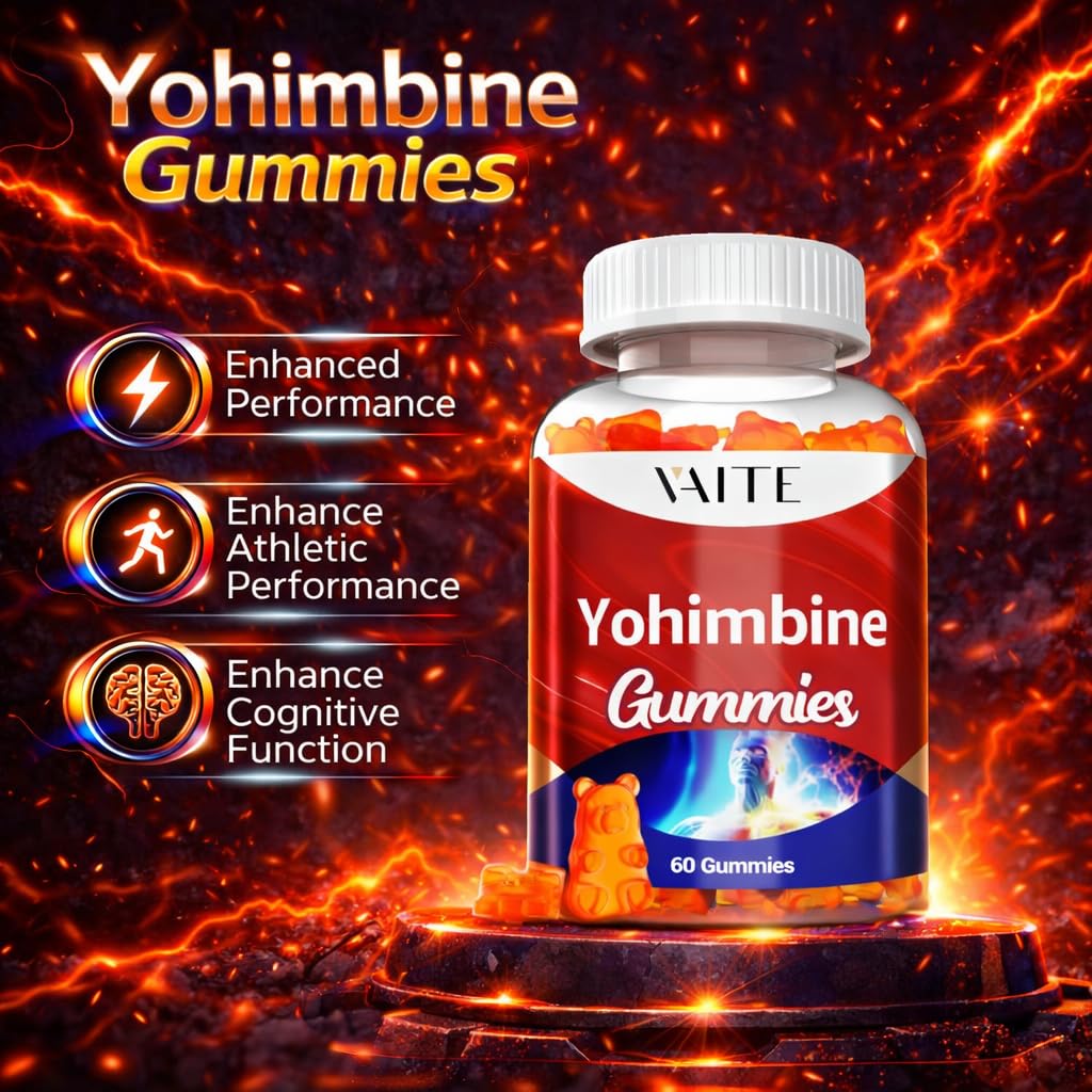 VAITE Yohimbine HCl 15mg Gummy 60 Gummies