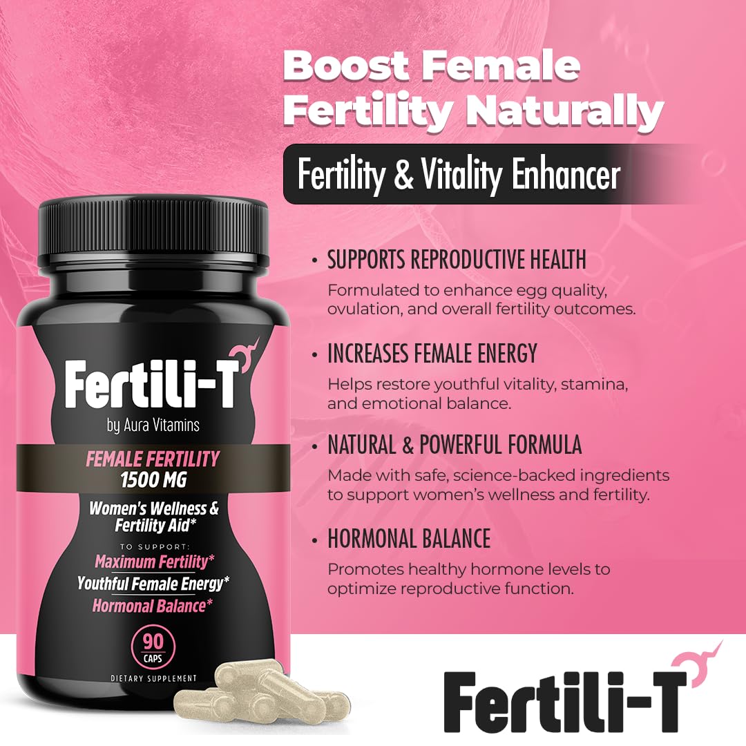 AURA VITAMINS Fertili-t Female Capsule 90 Count