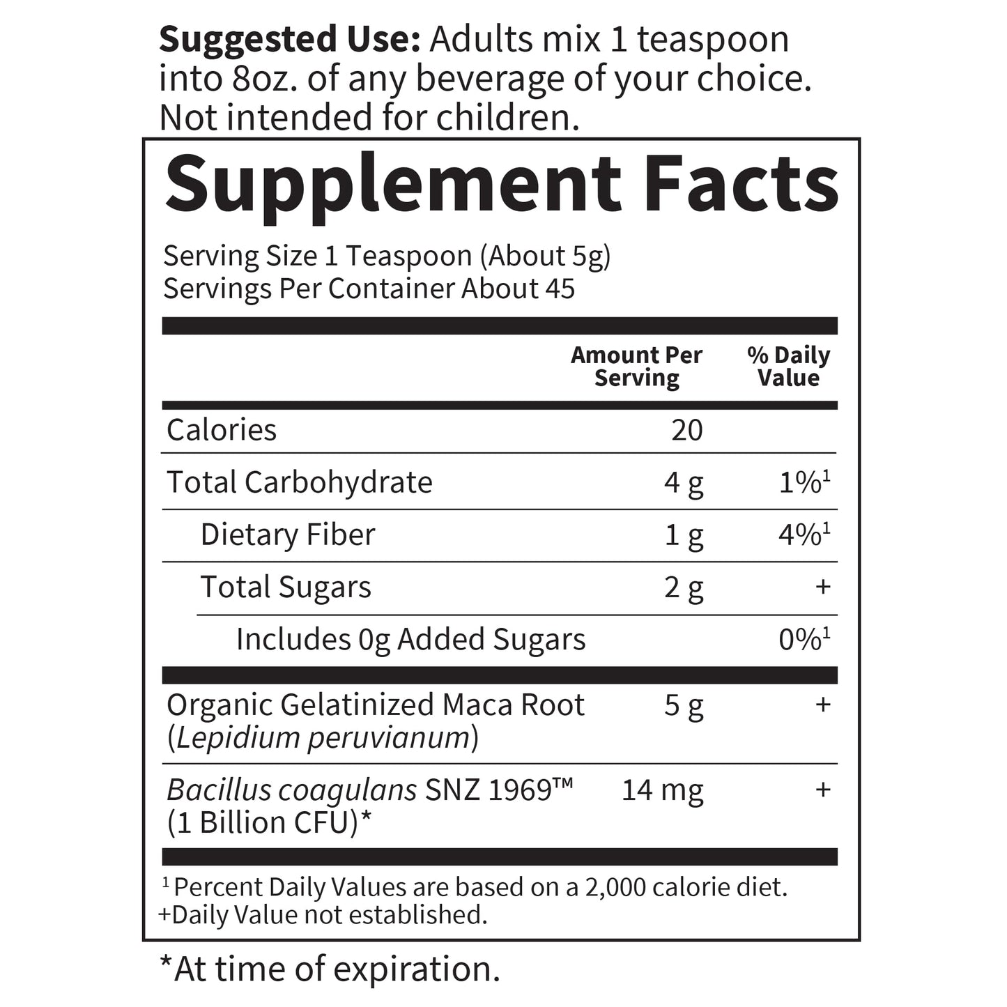 Garden of Life Organics Gelatinized Peruvian Maca Root Energy Boost Powder, 6 oz