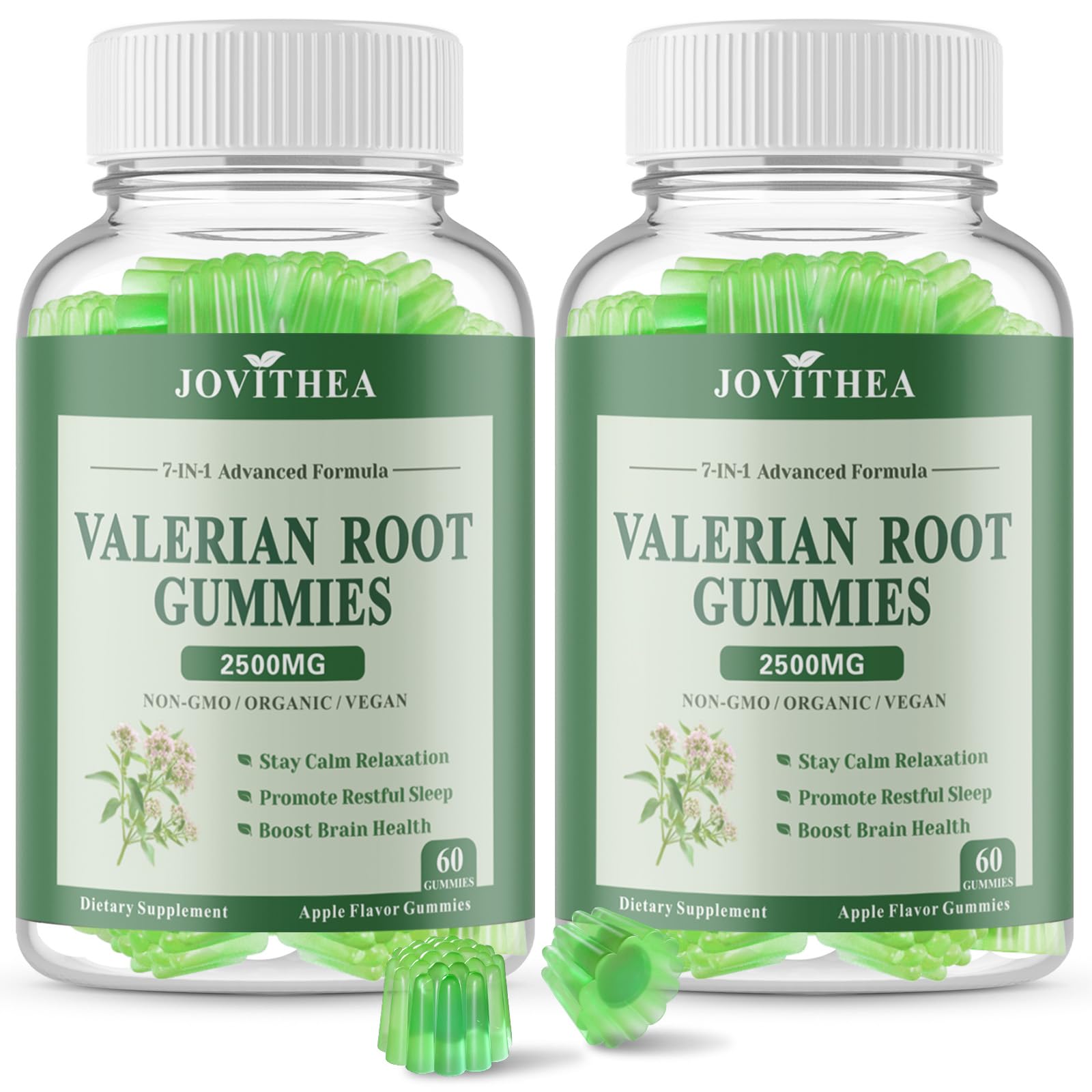 JOVITHEA Valerian Root Gummies 120 Count
