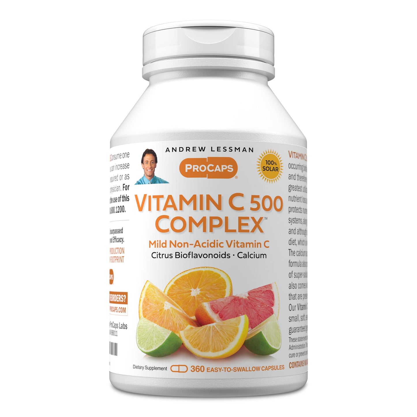 ANDREW LESSMAN ProCaps Vitamin C 500 Complex, 360 Capsules