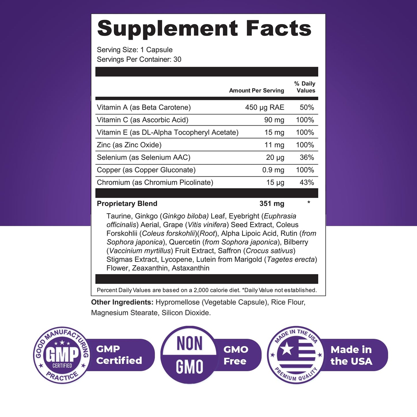 Nature’s NutriWave SharpVision 30 Capsules