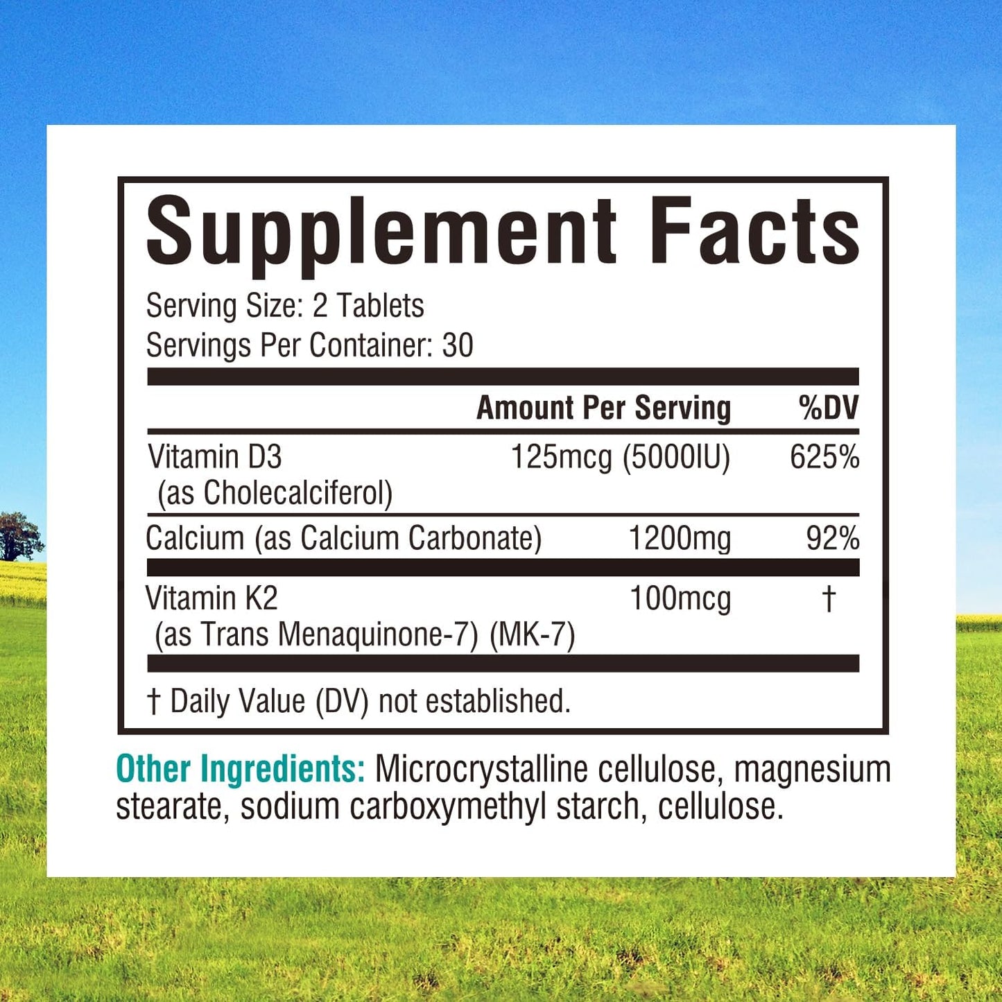 Innate Vitality Calcium Supplement Tablet 60 Tablets