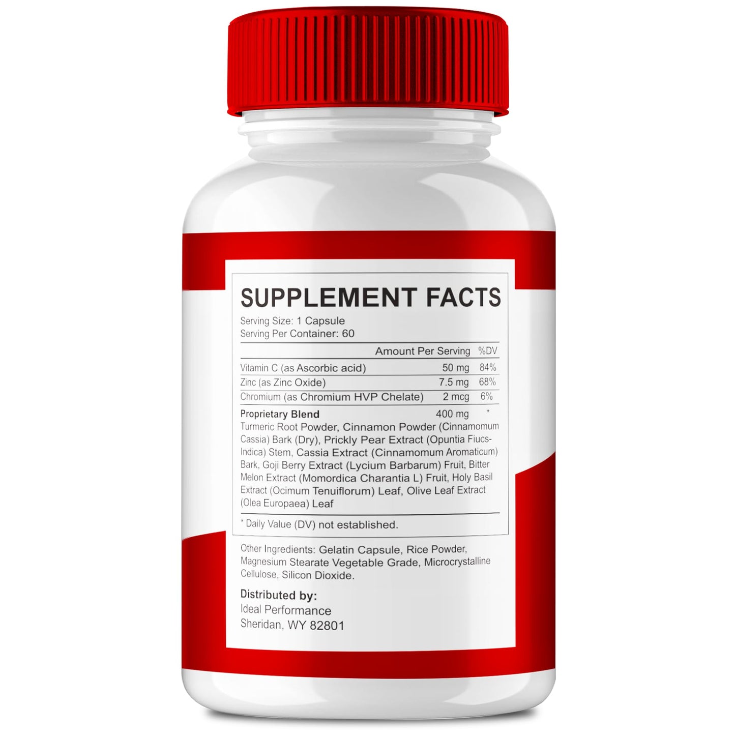 IDEAL PERFORMANCE Revital Gluco Capsules, 120 Capsules
