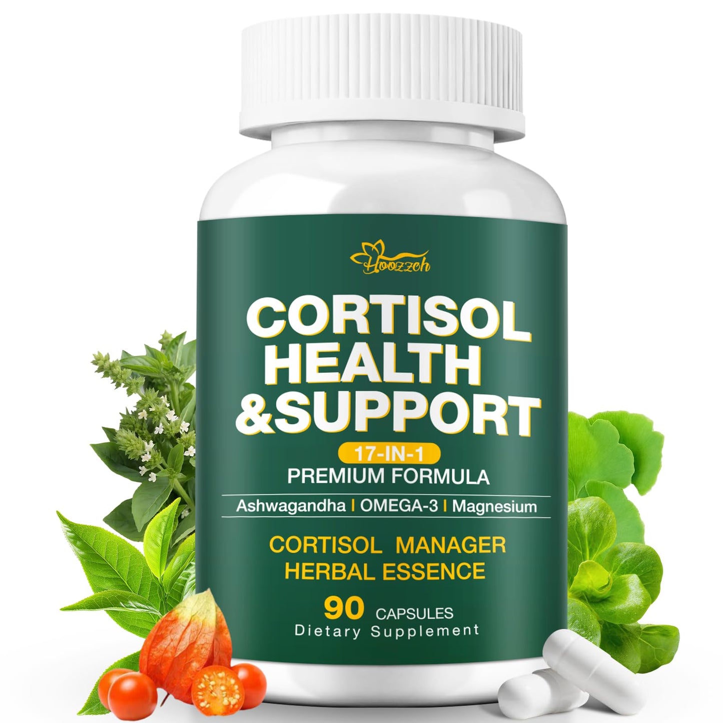 Hoozzch Cortisol Manager Capsules, 90 Count