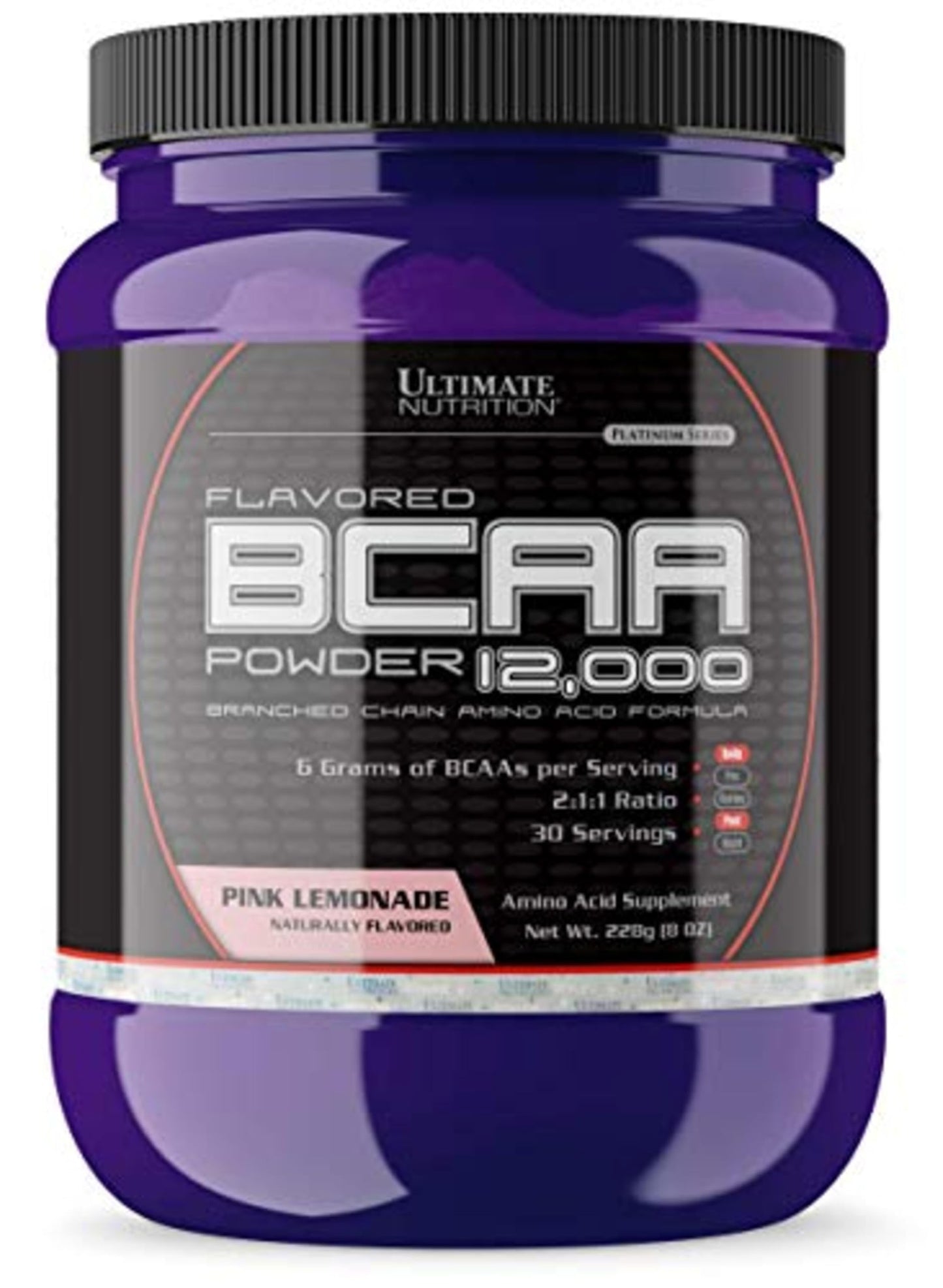 Ultimate Nutrition BCAA Powder Pink Lemonade 8 oz