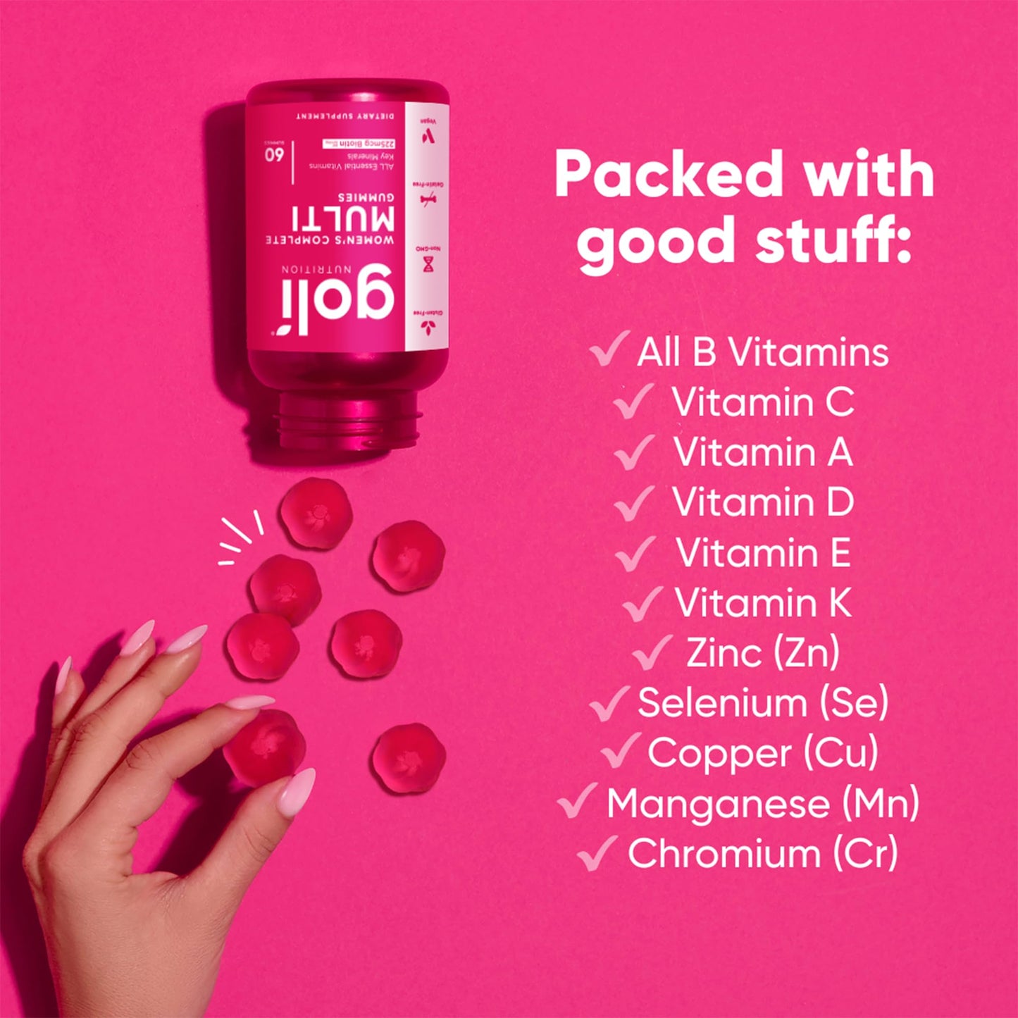 Goli Women's Multi Multivitamin 120 Gummies