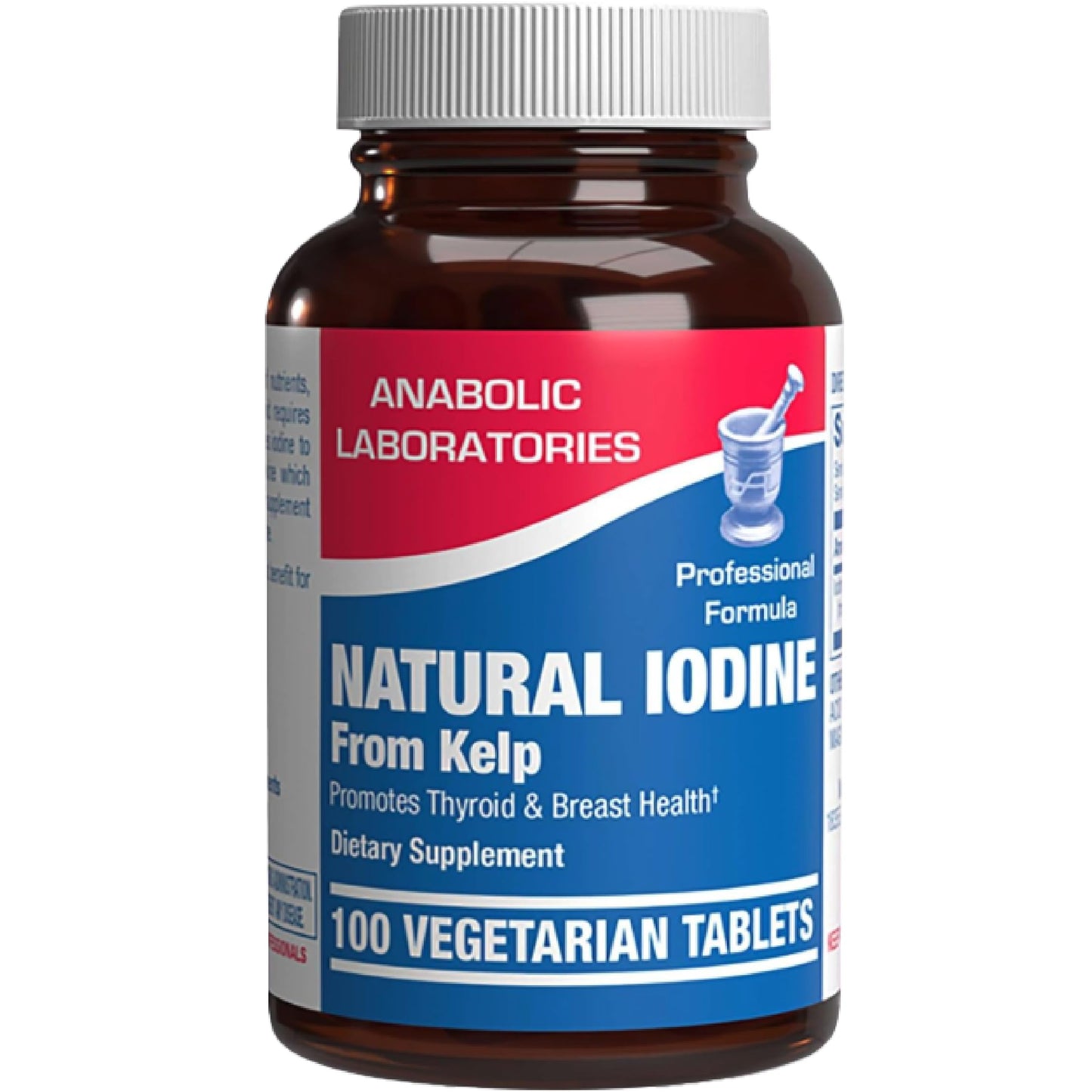 Anabolic Laboratories Sea Kelp Iodine Supplement Small Tablets, 100 Count