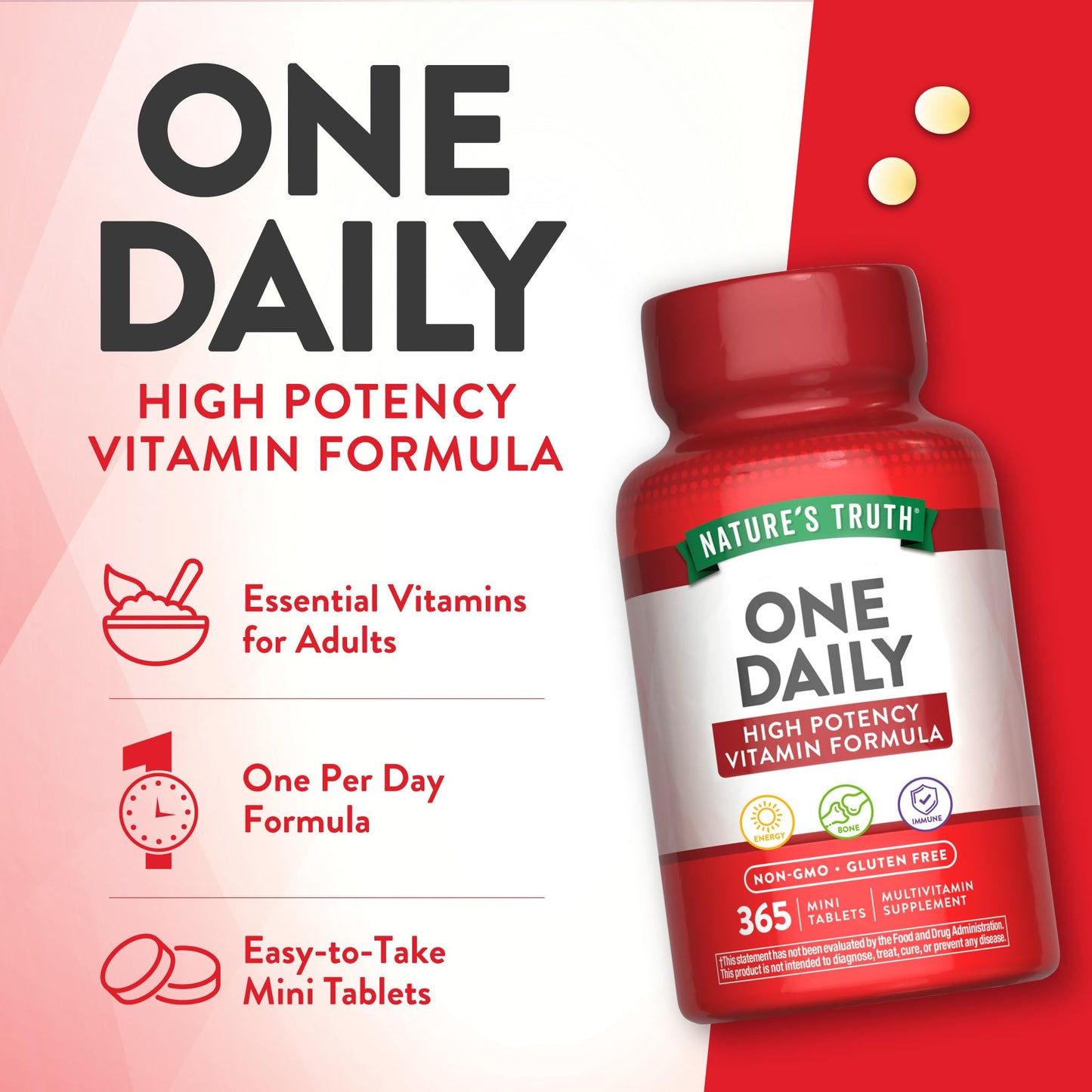 Nature's Truth One Daily Multivitamin for Men and Women Tablet 4 Count