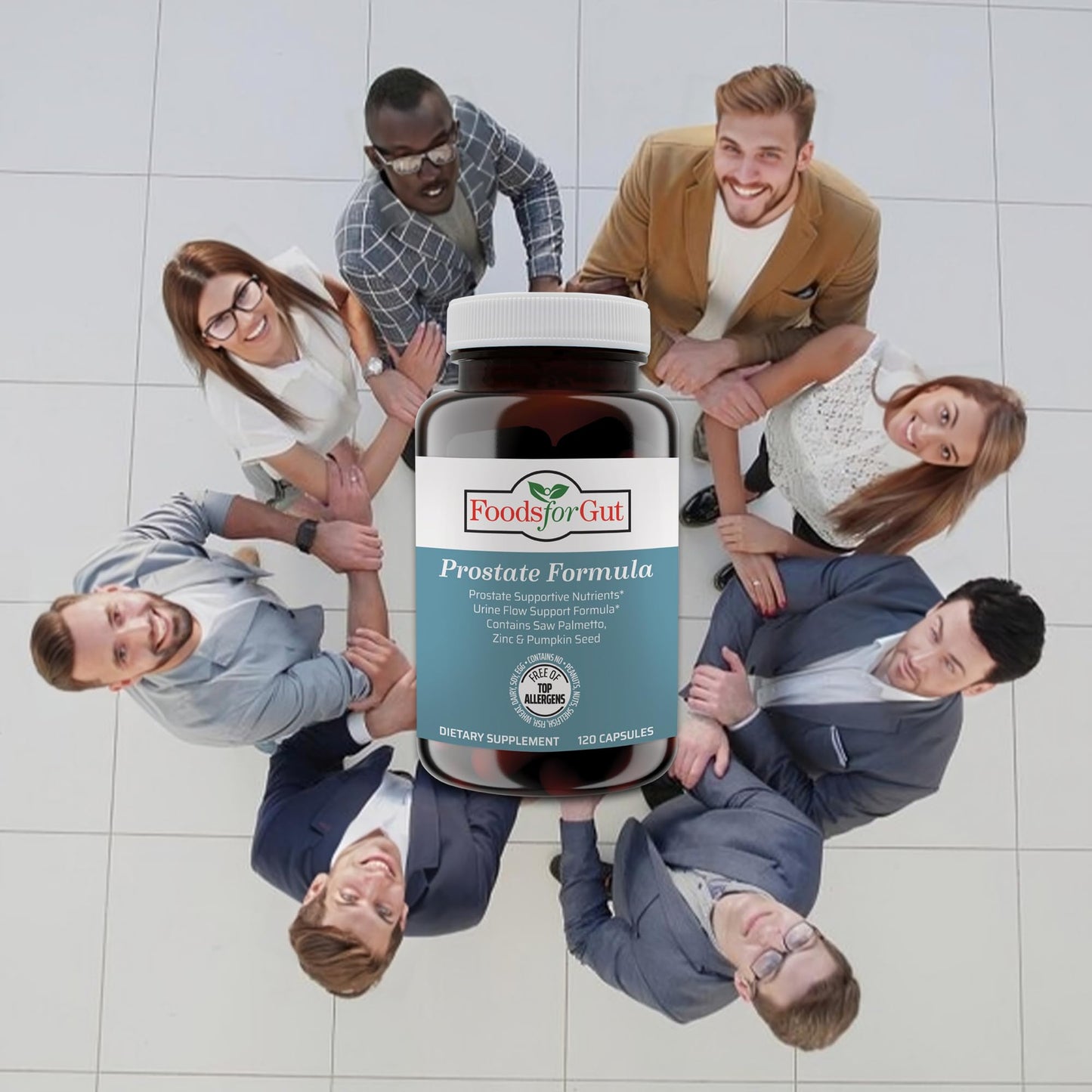 Foods For Gut Innovative Prostate Formula for Men Capsule 120 Count
