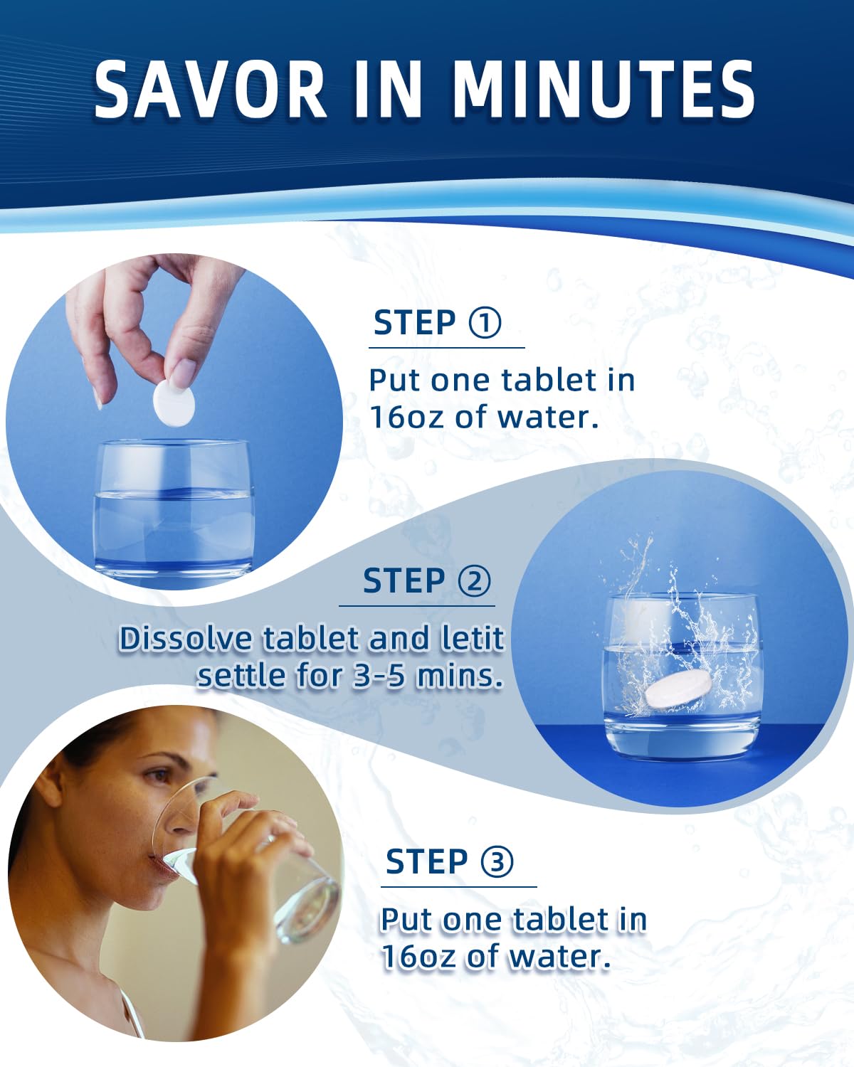 Qanbokey Hydrogen Water Tablets, 30 Tablets