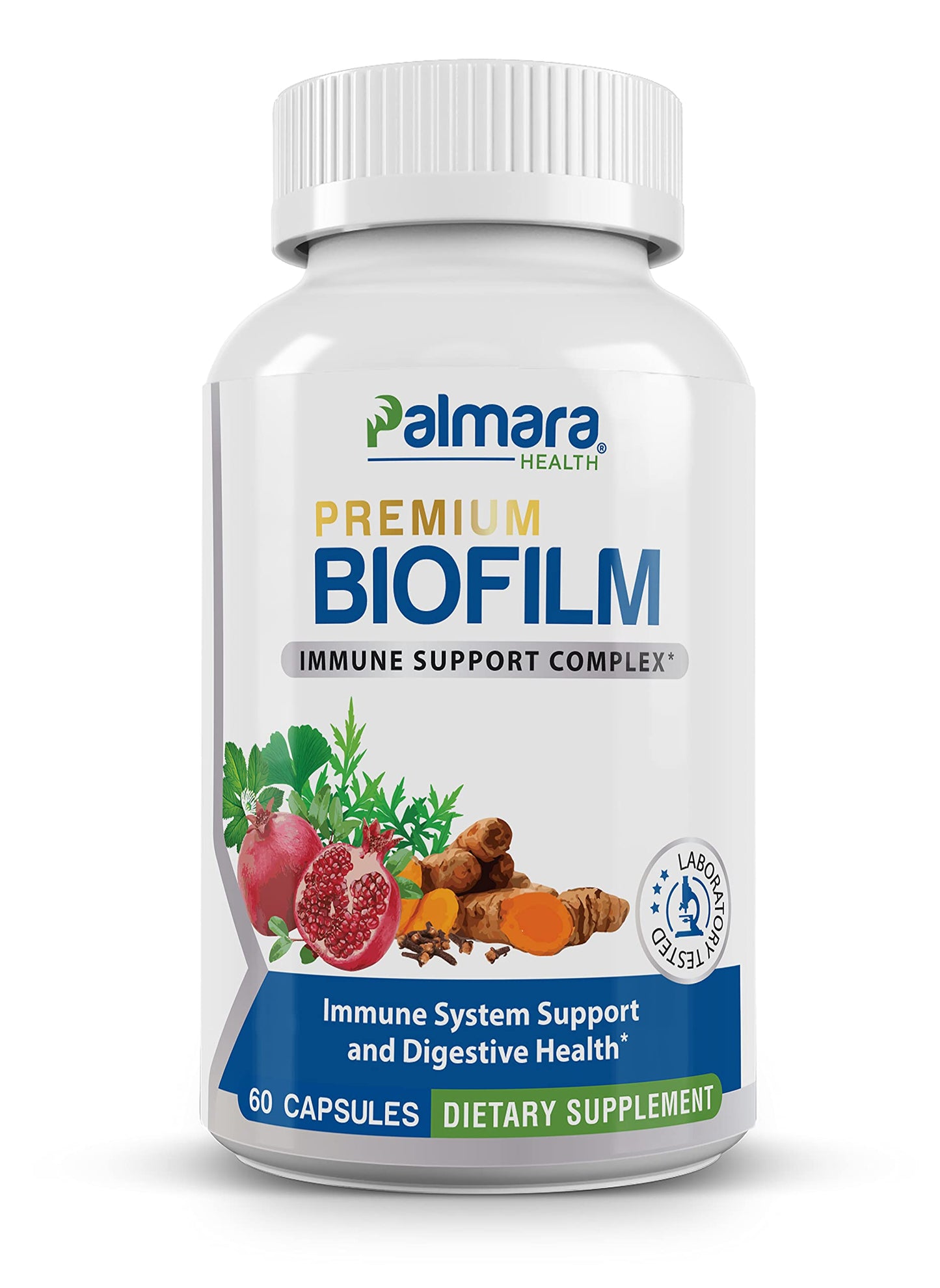 Palmara Health Biofilm Complex Premium Biofilm Formula Botanicals & Herbs Capsule 60 Count