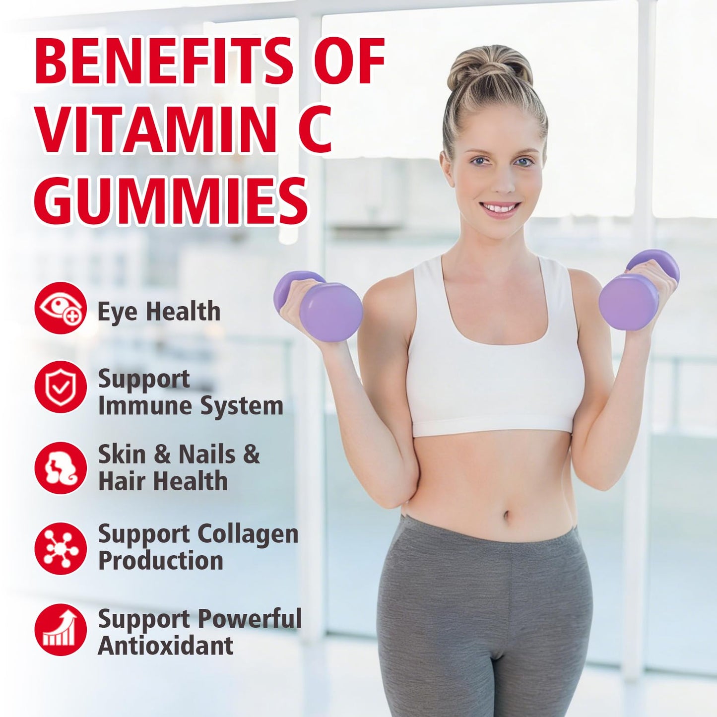 YUULAI Liposomal Vitamin C 1000mg Gummies, 60 Count