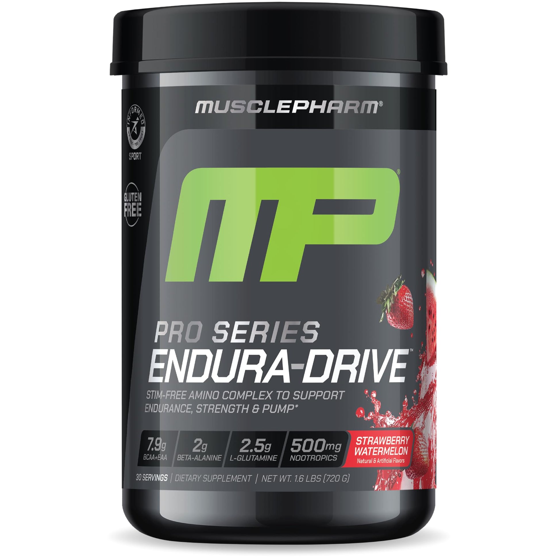 Muscle Pharm Pro Series Endura-Drive Strawberry Watermelon Powder 14.72 Ounce