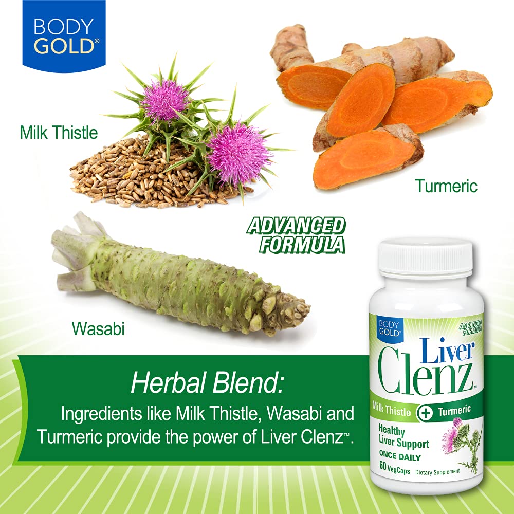 Body Gold Liver Clenz Capsule 60 Count