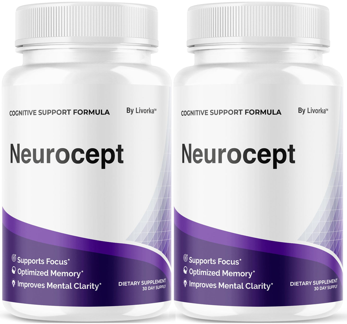 LIVORKA Neurocept Brain Supplement Capsules, 120 Capsules