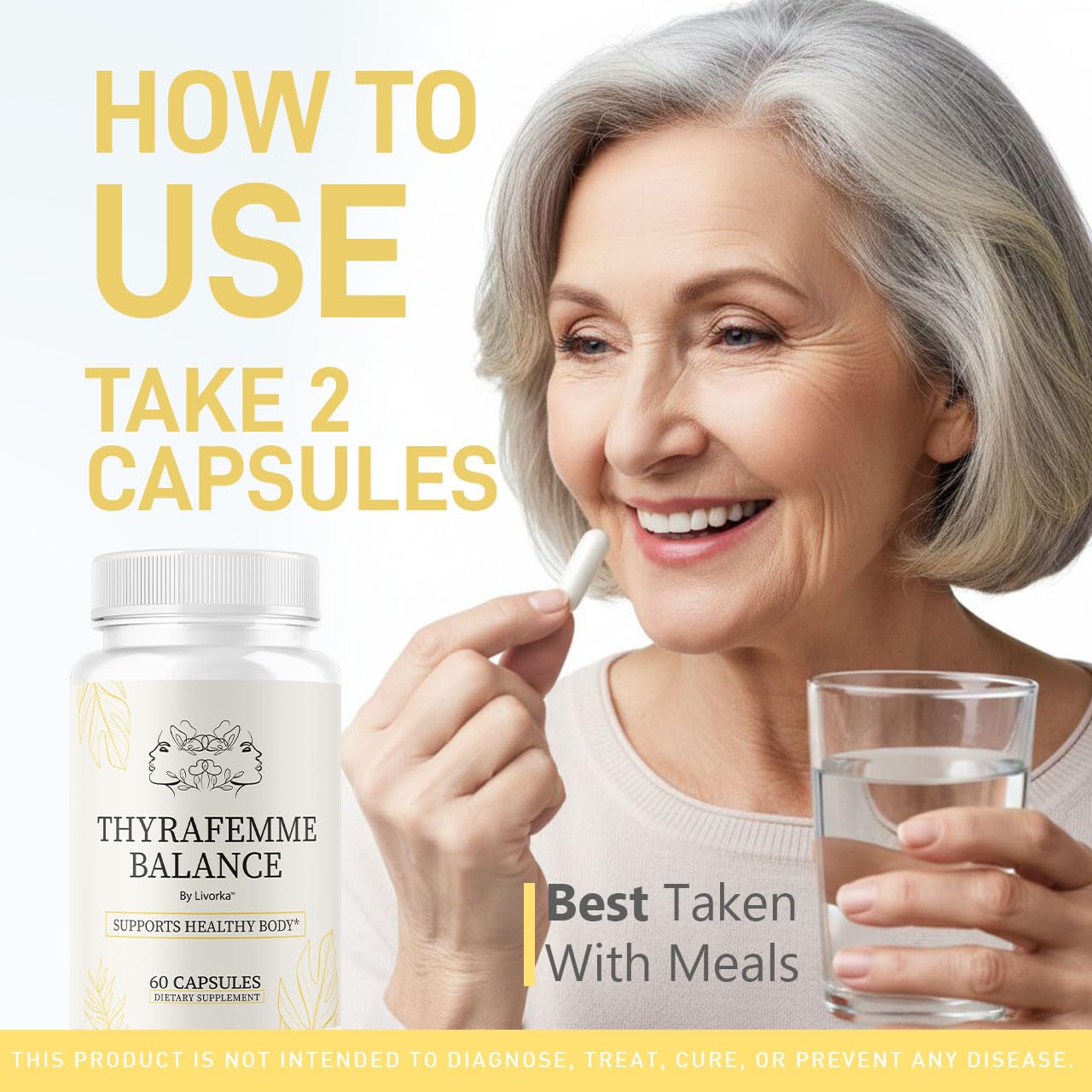 LIVORKA ThyraFemme Balance Capsules, 180 Capsules
