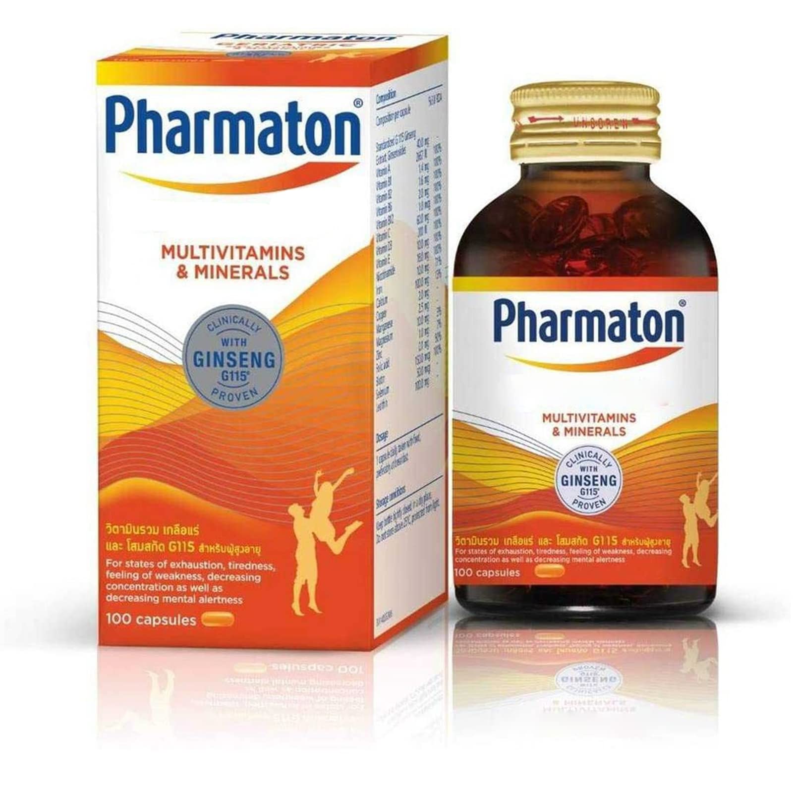 Geriatric Pharmaton Ginseng Extract G115 Capsules 1 Count