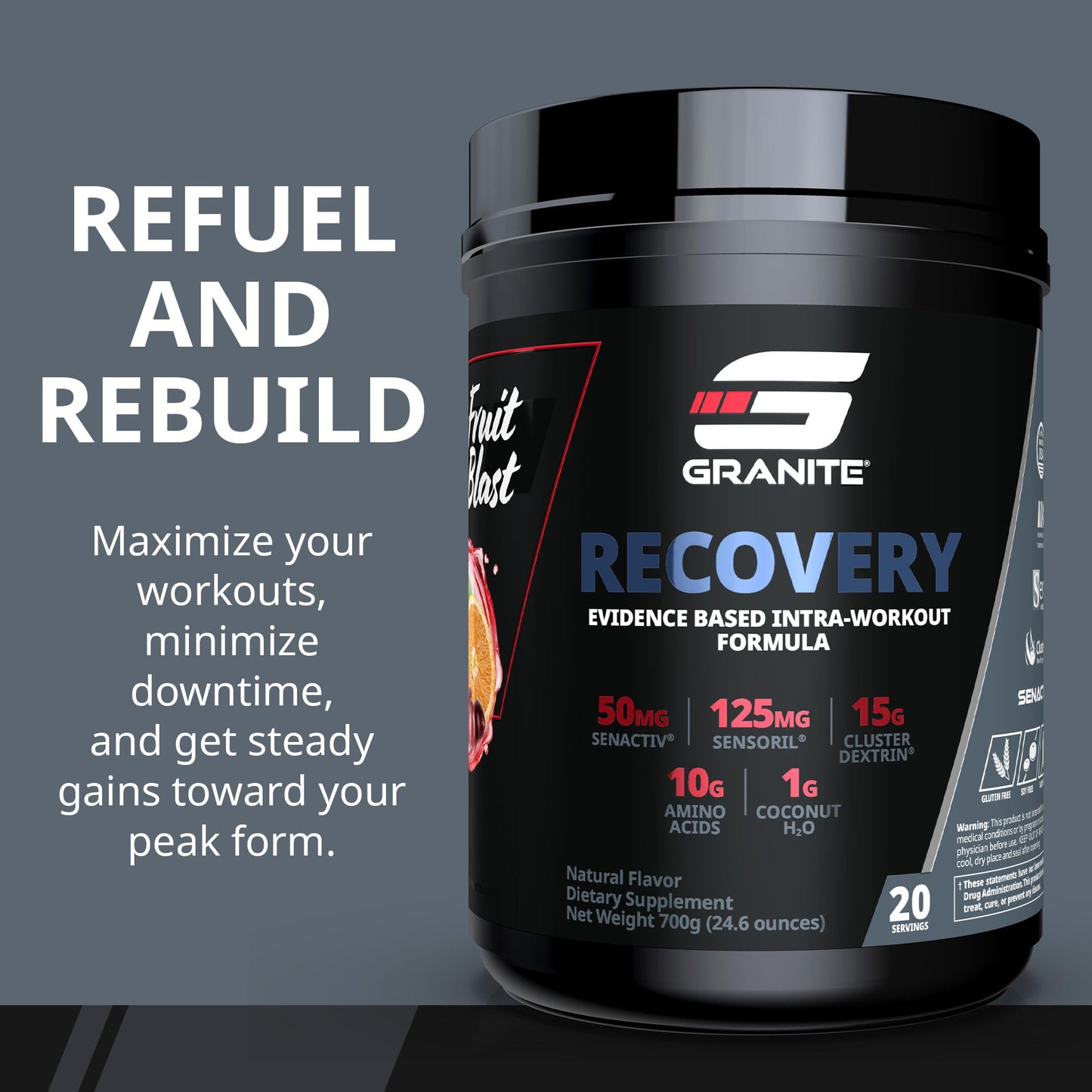 Granite Supplements Recovery Powder 23.5