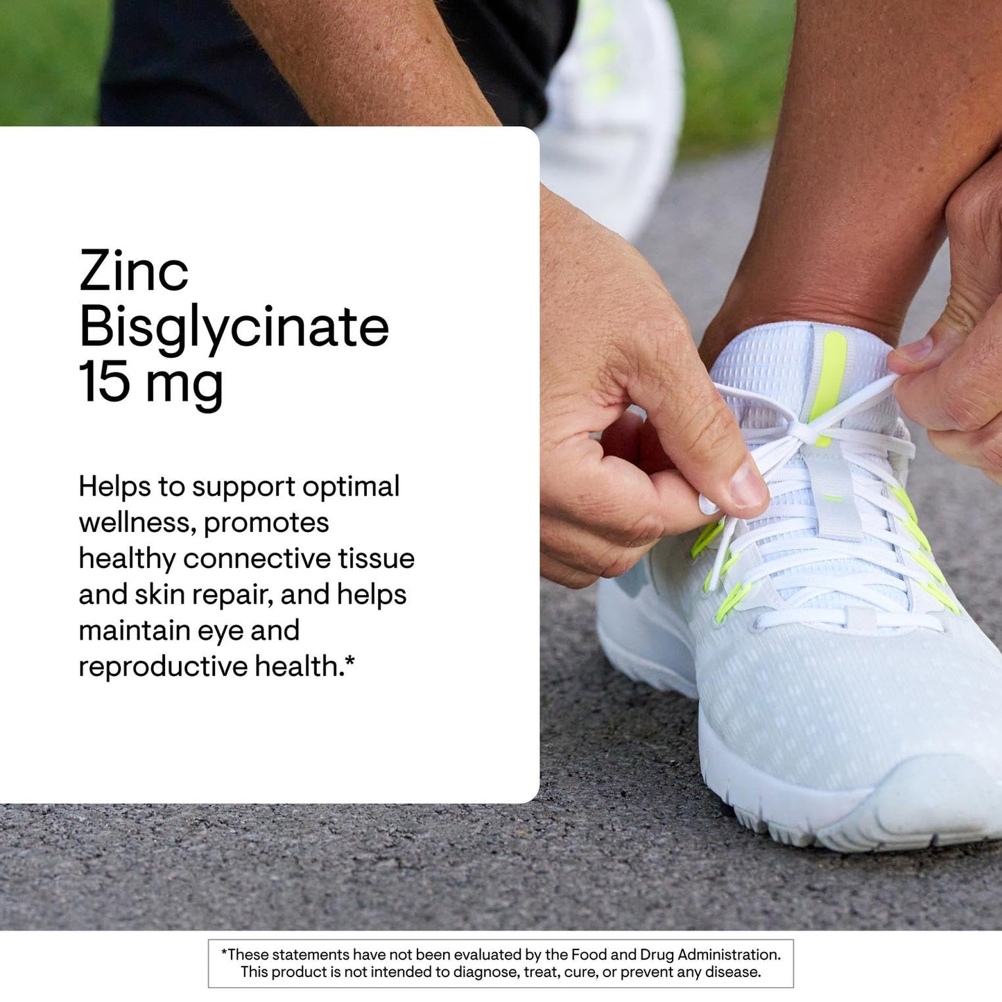 Thorne Zinc Bisglycinate 15 mg Capsules, 60 Count