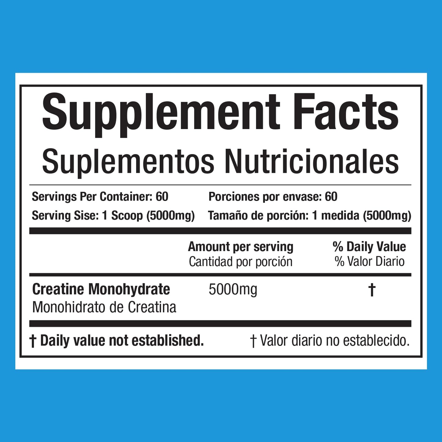Evolution Advance Sport Nutrition Creatine Monohydrate Powder 5000mg, 10.58 Ounces