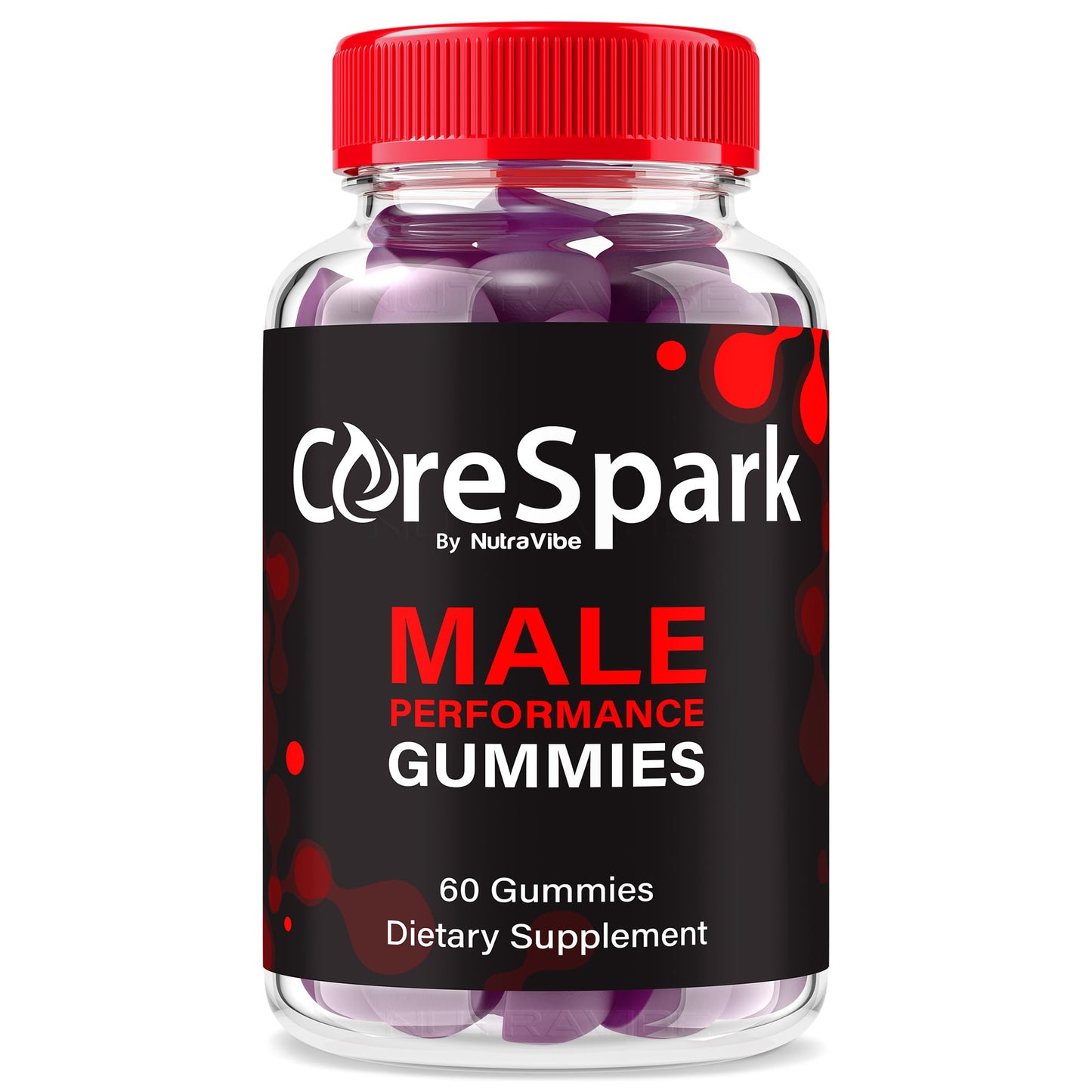 NutraVibe Core Spark Performance Gummies 60 Gummies